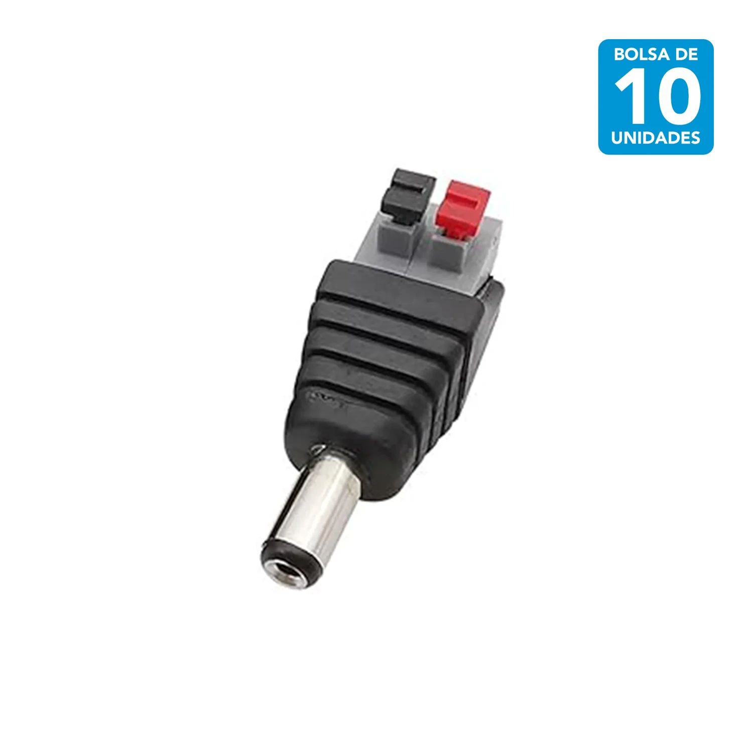 Plug DC con Bornera a Presion Macho — foto 1