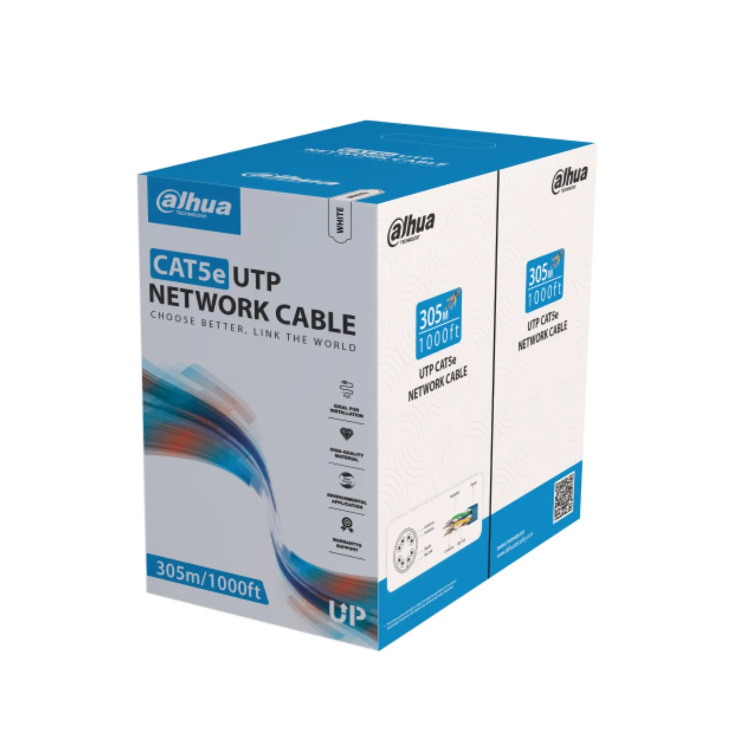 Cable UTP Cat 5E 100% Cobre 305mts — foto 2