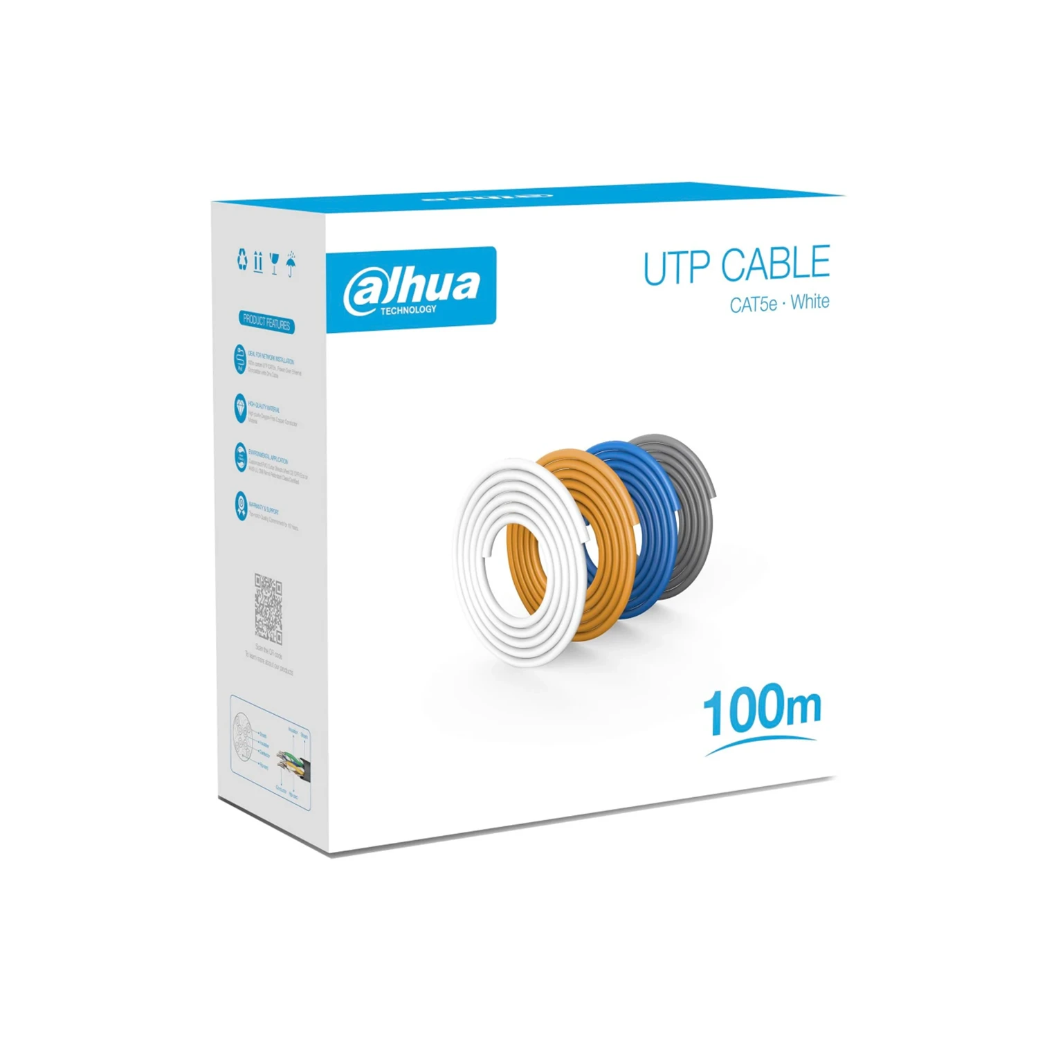 Cable UTP CAT5E 100% Cobre 100mts — foto 1