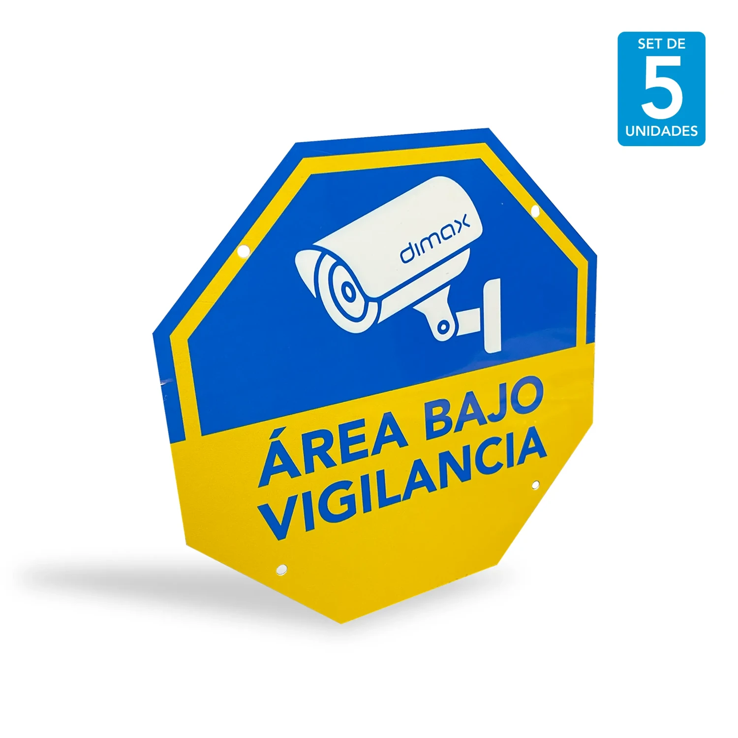 Señal de Monitoreo CCTV 5 Uds 21 21cm — foto 3