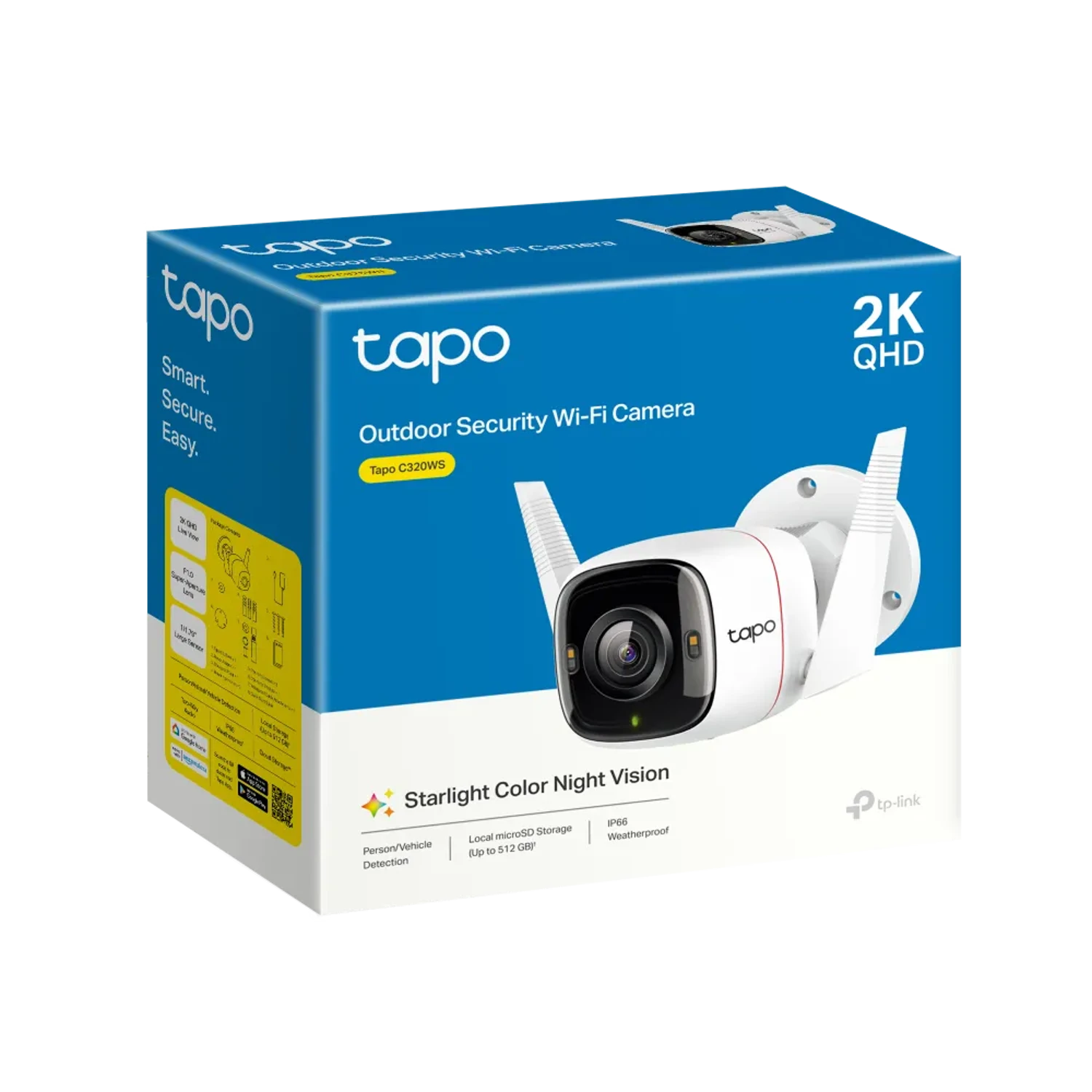 Camara WIFI Outdoor Tapo C320ws 3 MP — foto 2