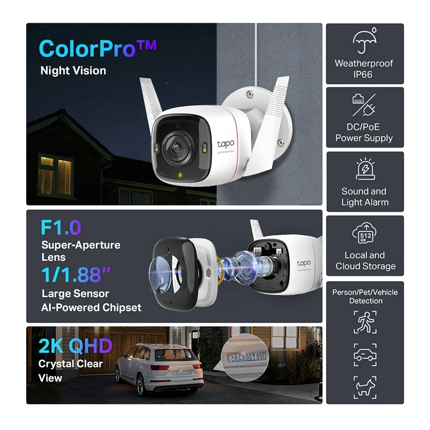 Camara WIFI Tapo C325wb 2K QHD 4mp — foto 5