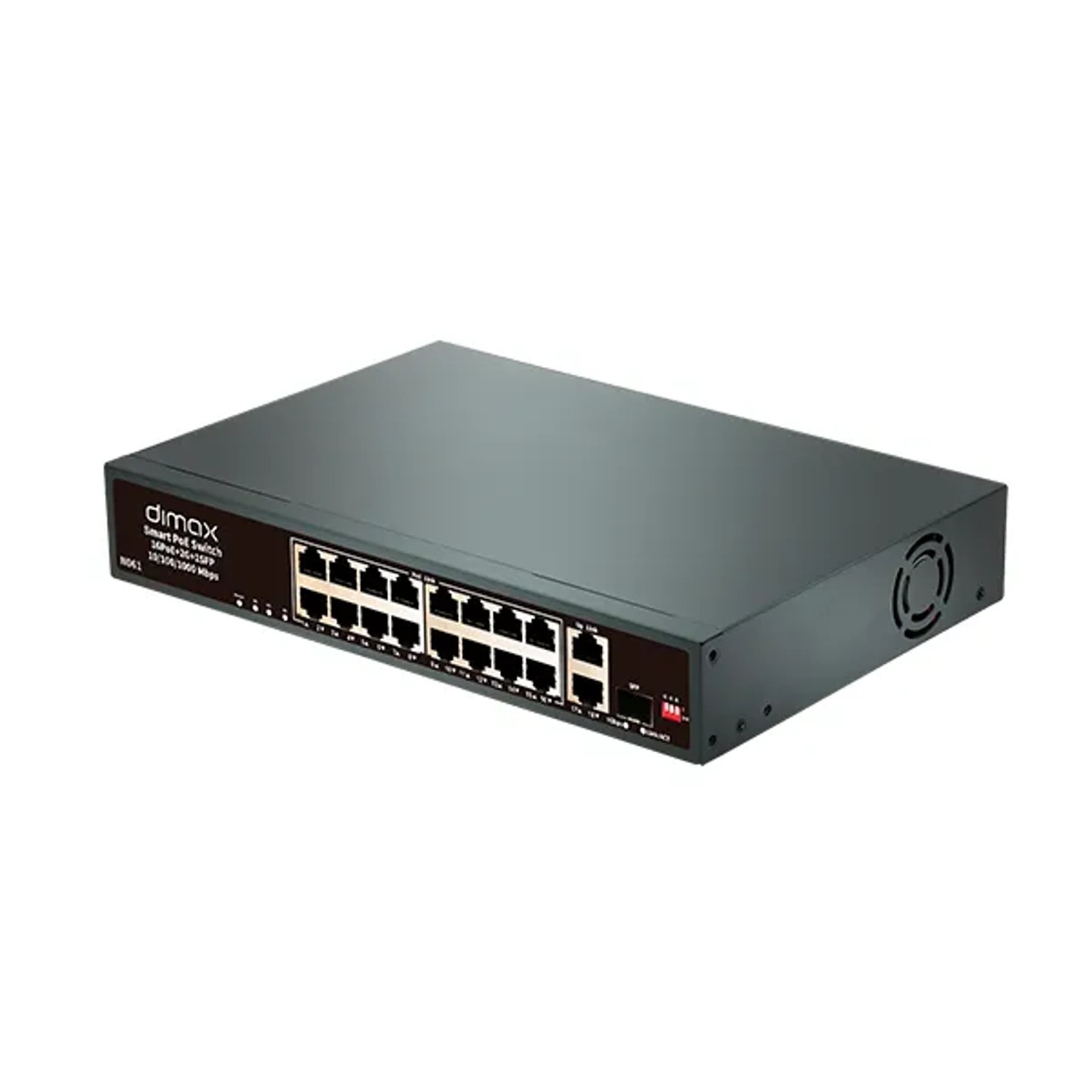 Switch de 16 Puertos Poe+2 UP Link+1sfp — foto 1