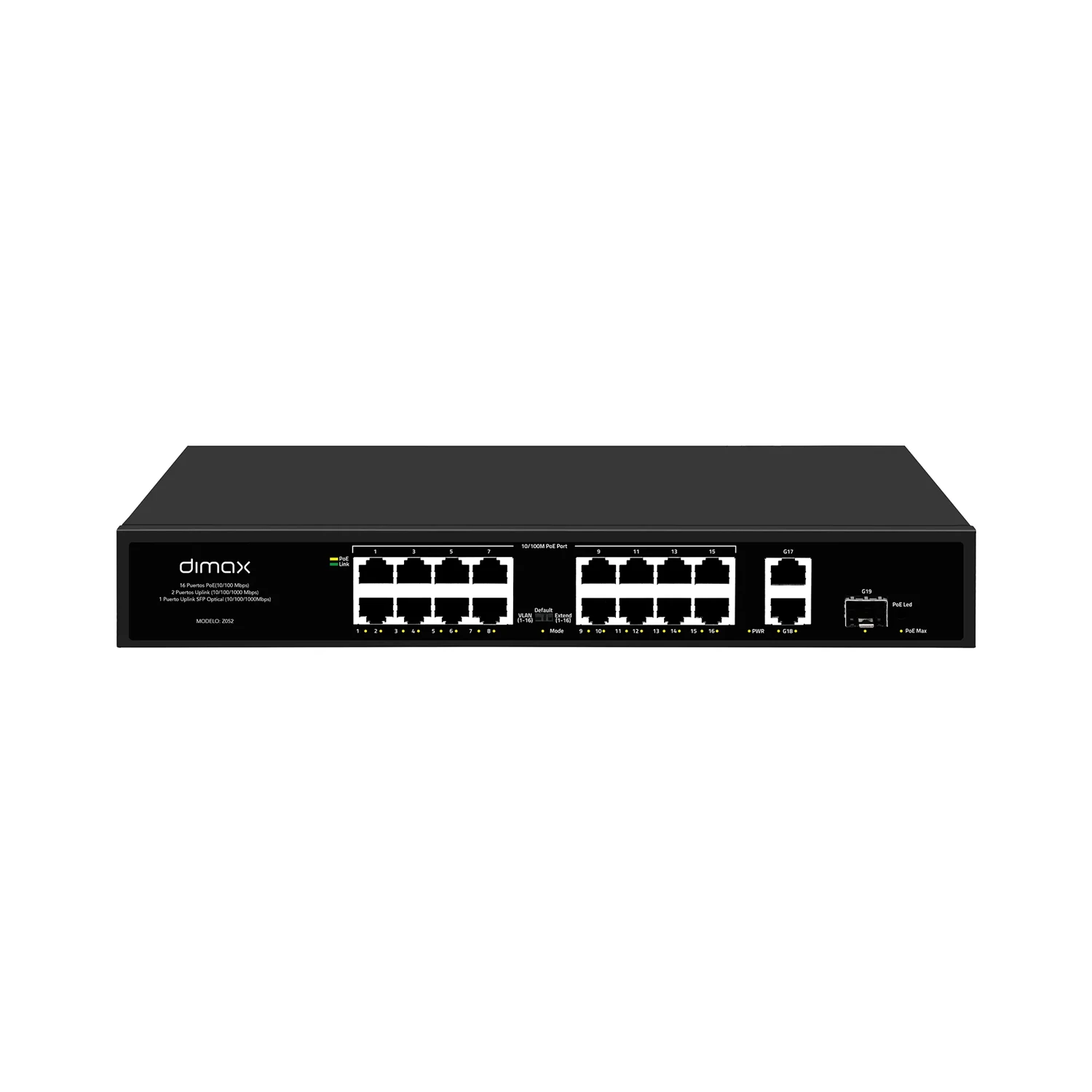 Switch POE de 16 Puertos — foto 1