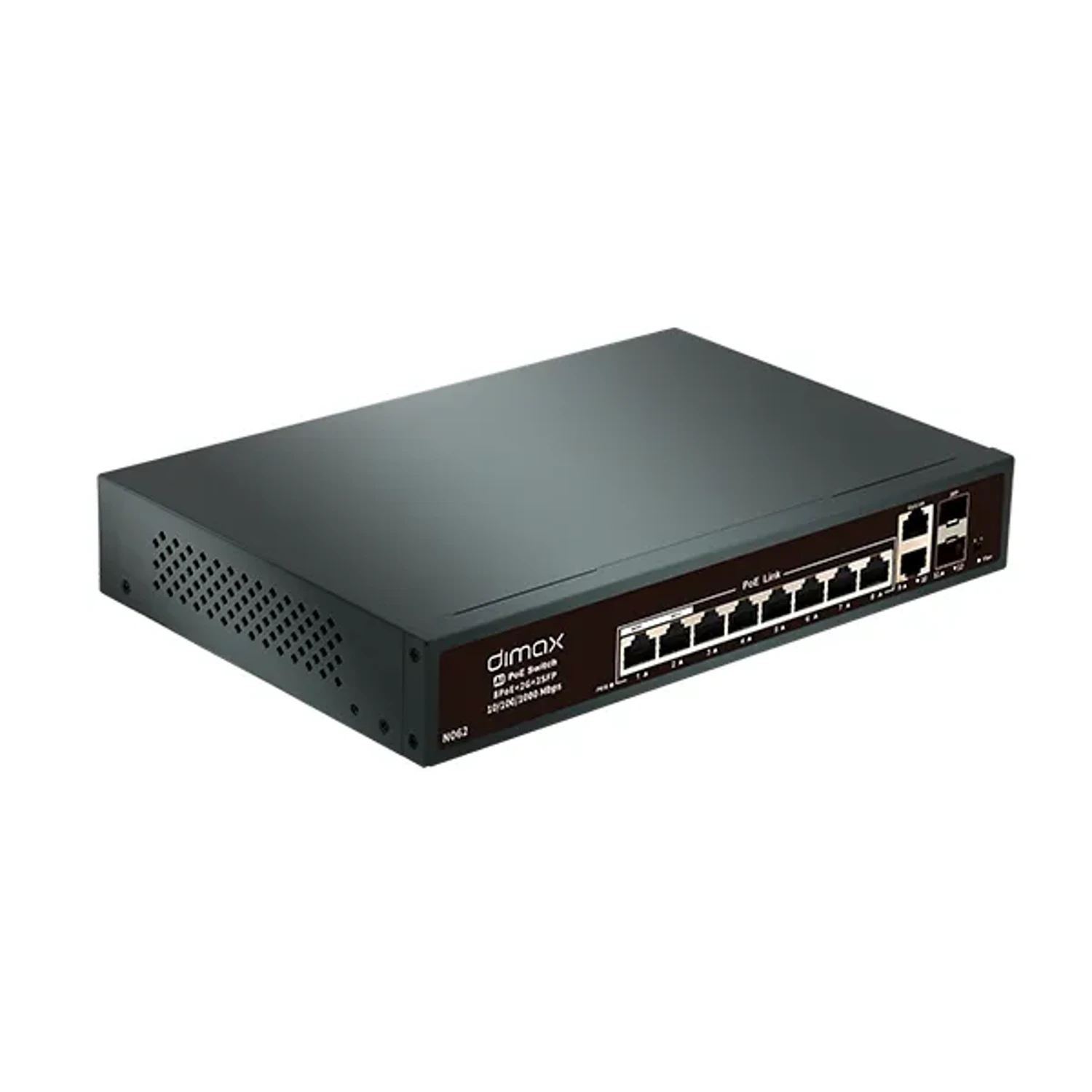 Switch de 8 Puertos Poe+2 UP Link+2sfp — foto 1