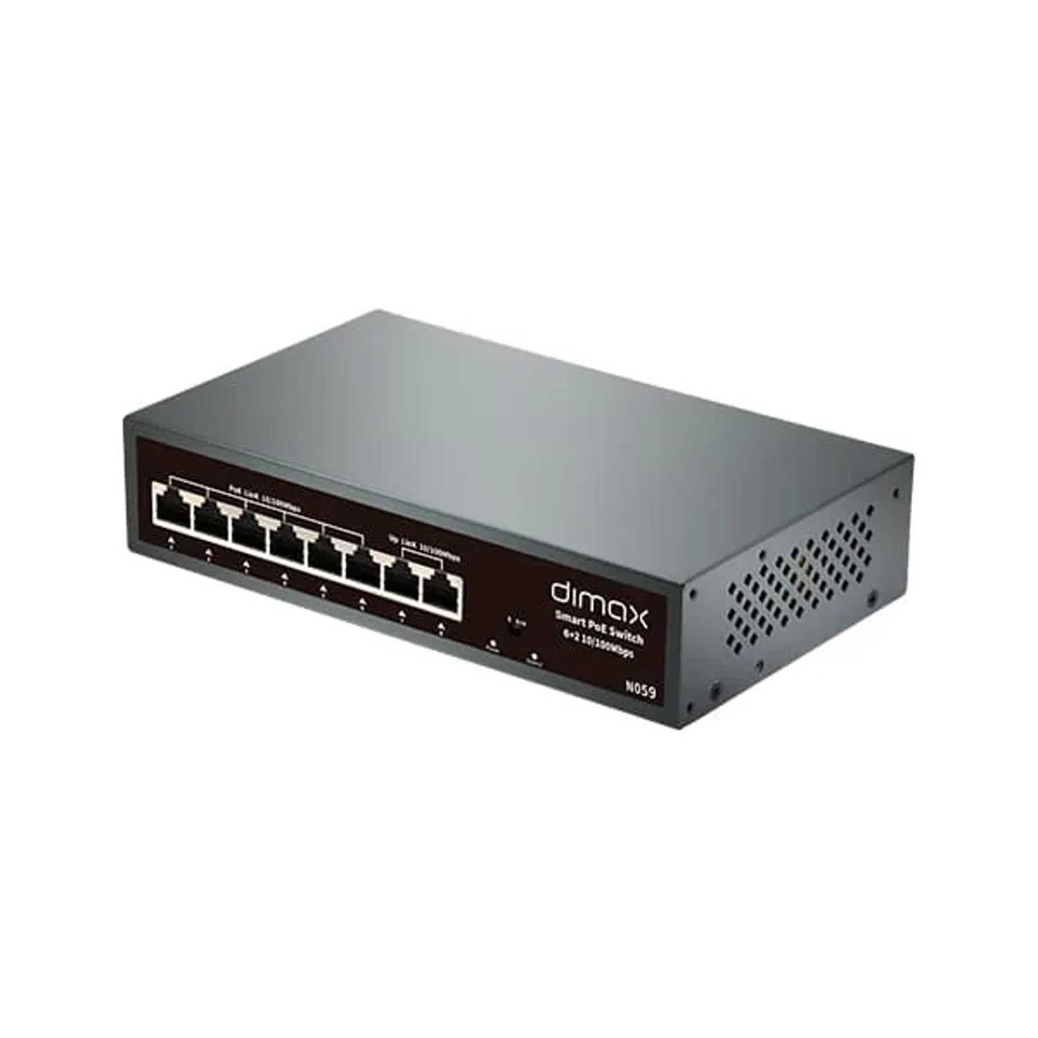 Switch de 6 Puertos POE + 2 UP Link — foto 2