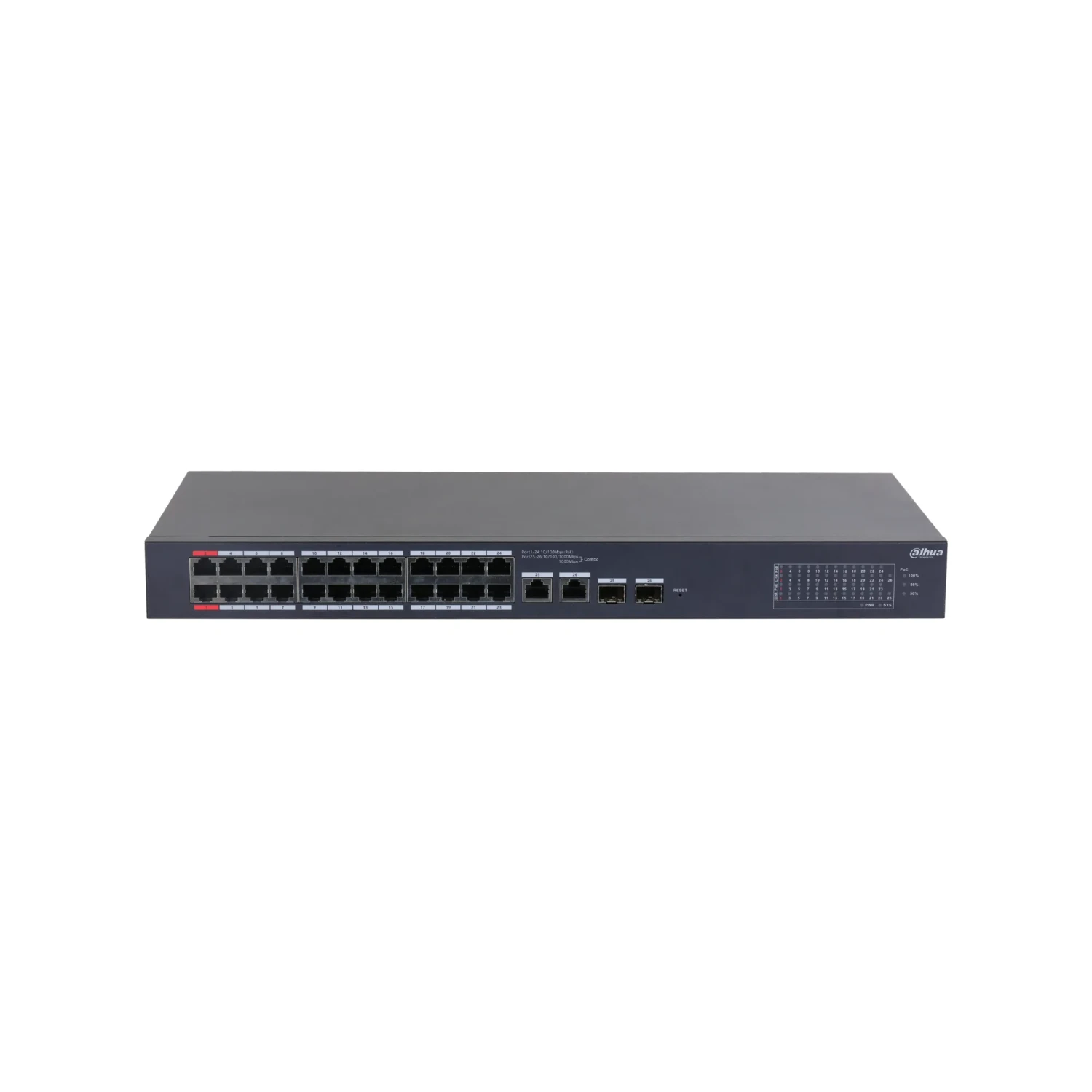 Switch Administrable 26 Puertos 24p POE — foto 3