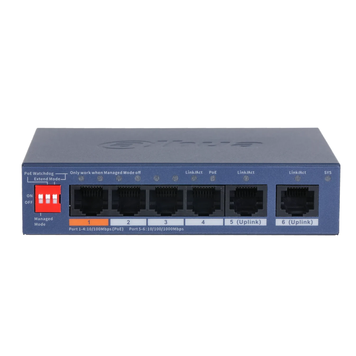 Switch Administrable de 6 Puerto 4 POE — foto 1