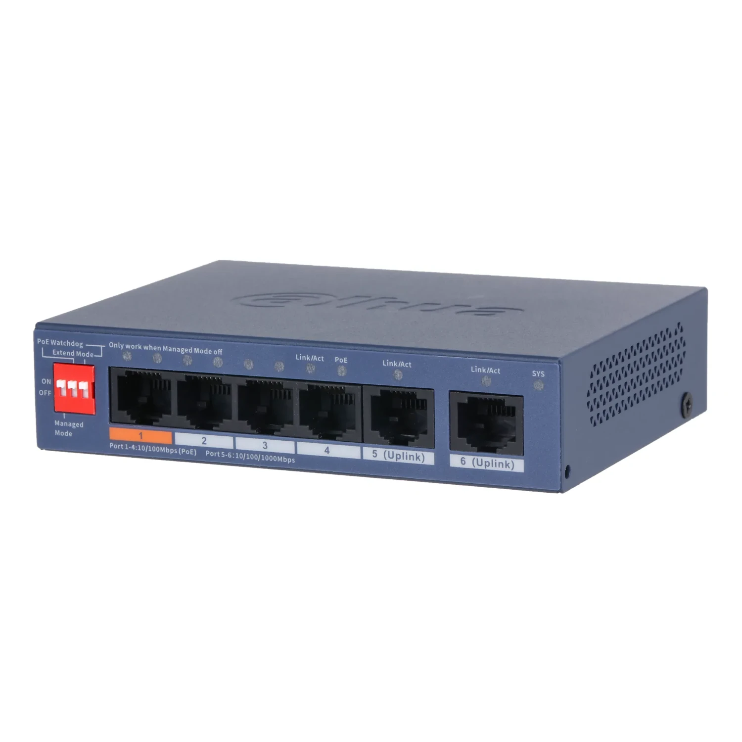Switch Administrable de 6 Puerto 4 POE — foto 3