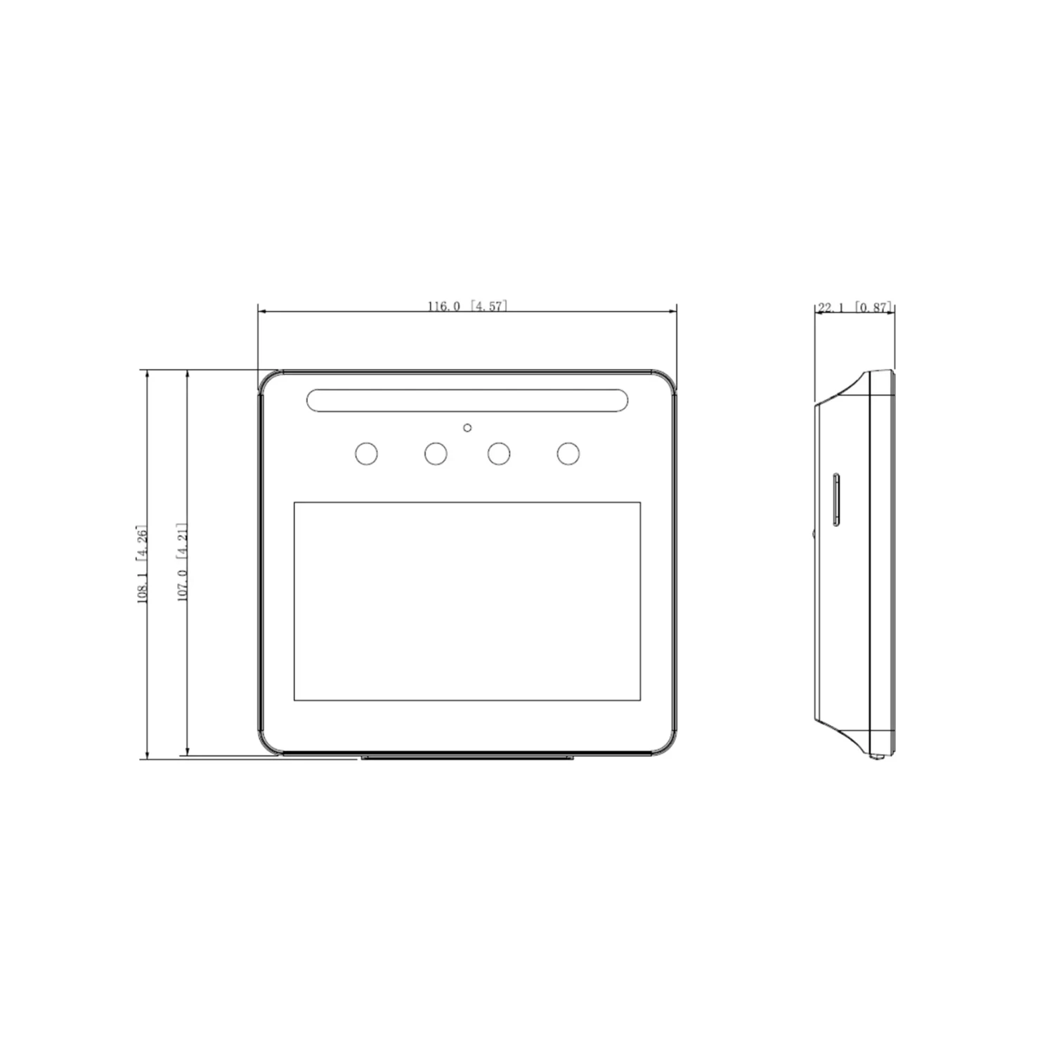 Control de Acceso Facial Pantalla 4.3" — foto 4