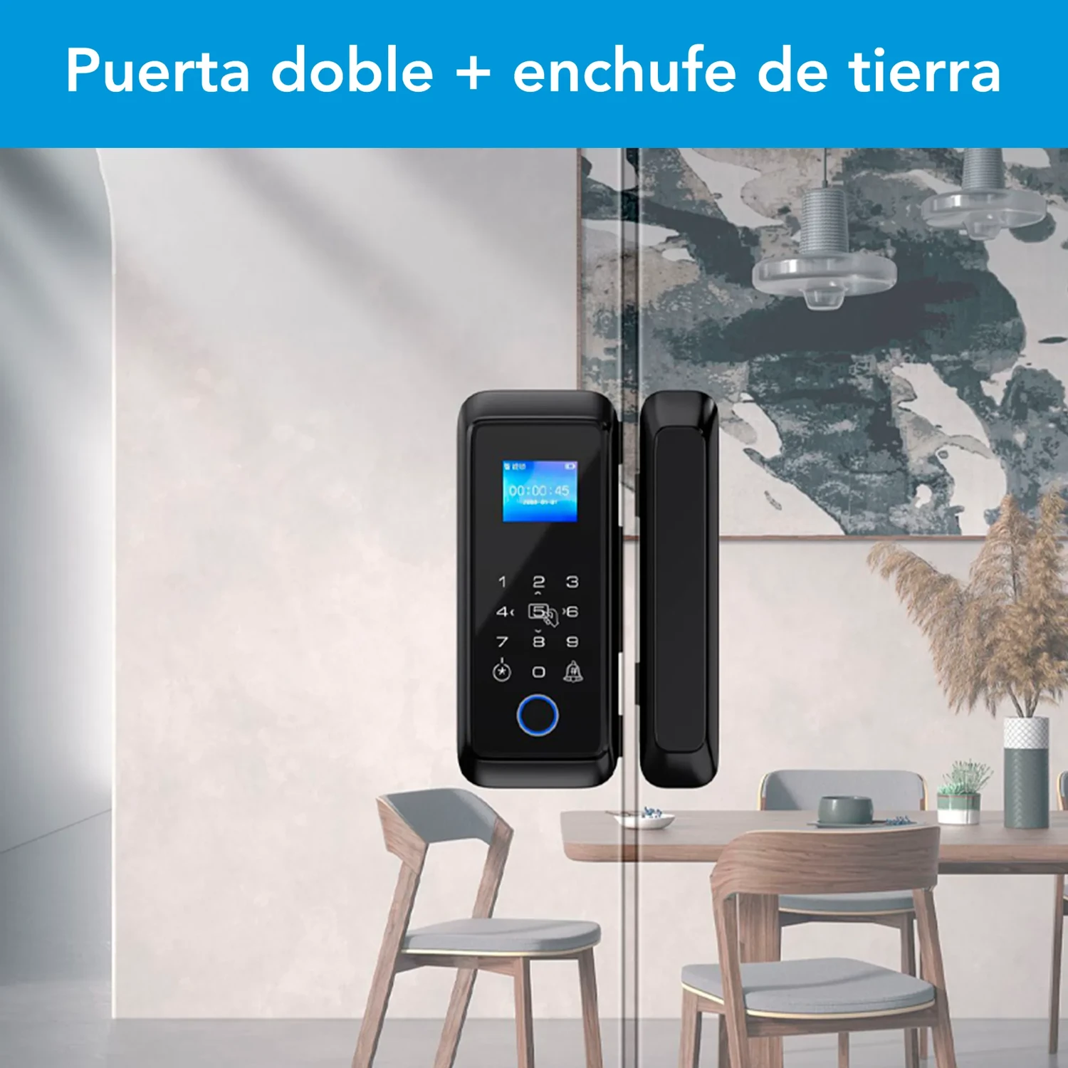 Cerradura Inteligente P/puerta de Vidrio — foto 7