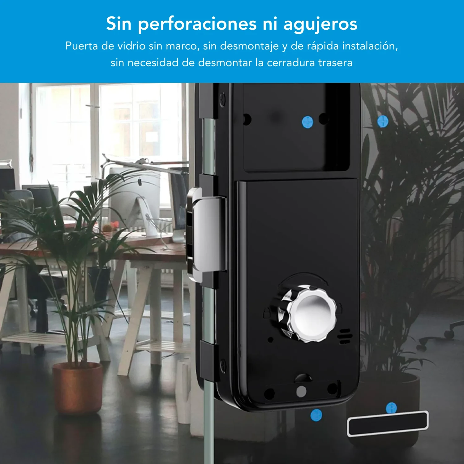 Cerradura Inteligente P/puerta de Vidrio — foto 11