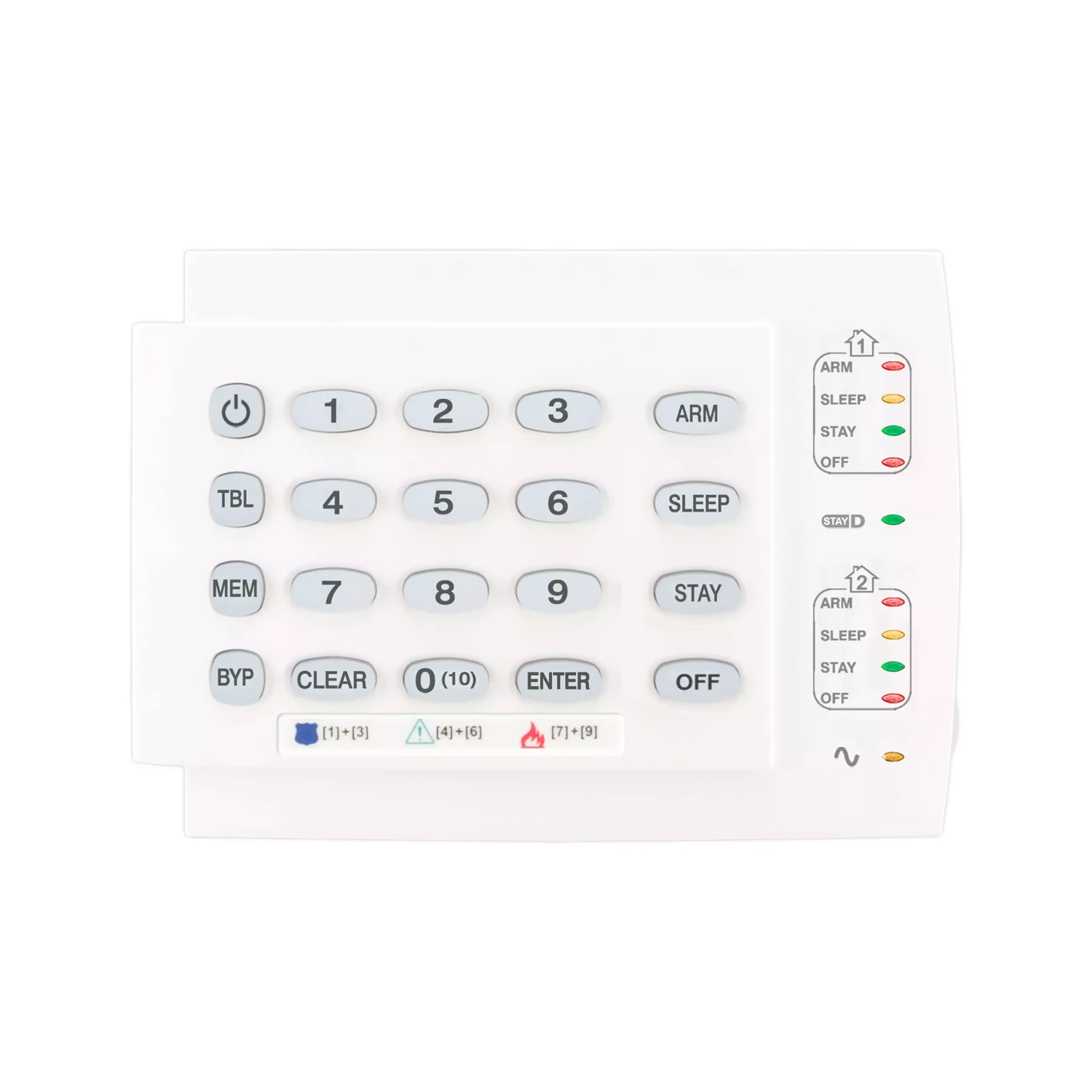 Teclado de Alarma Led, 2 Particiones — foto 1