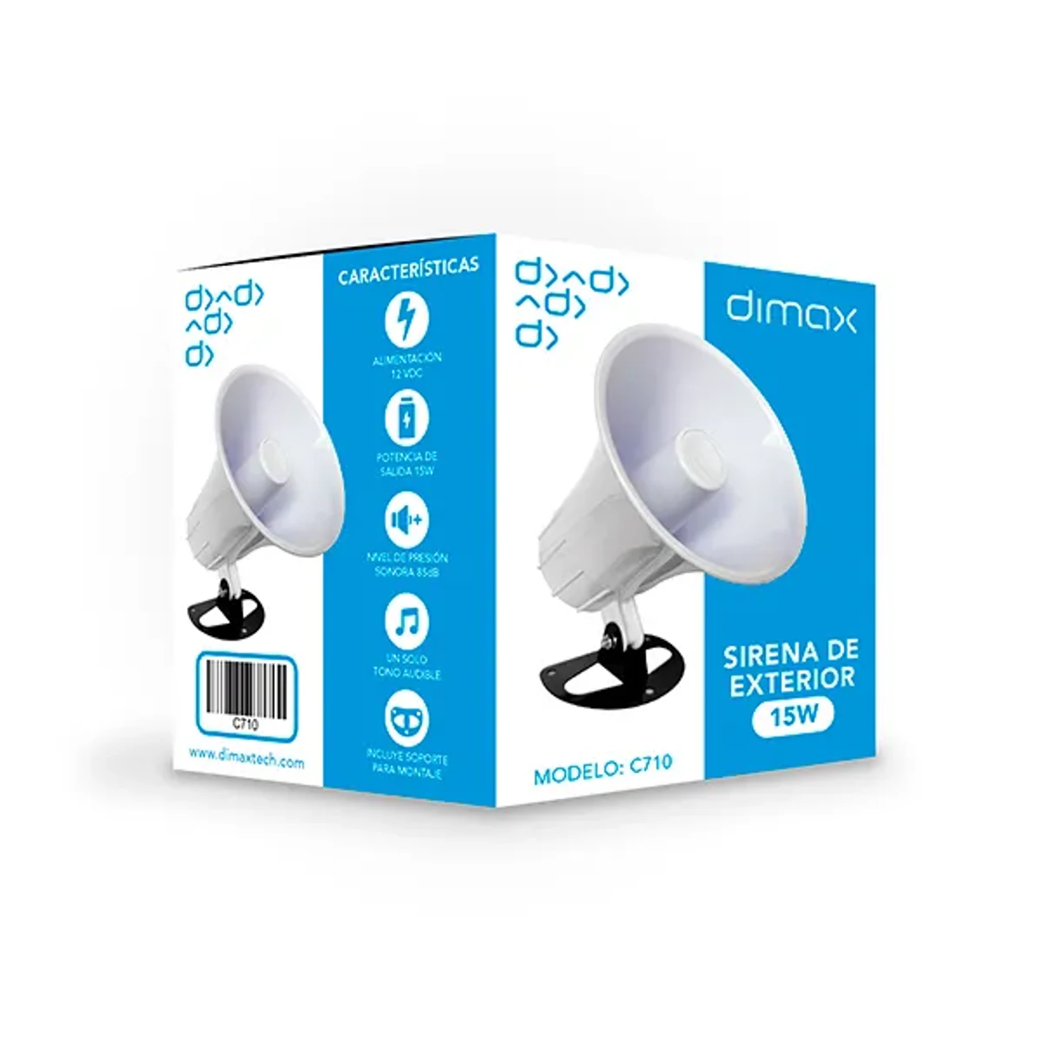 Sirena de 15w de 1 Tono para Exterior — foto 2