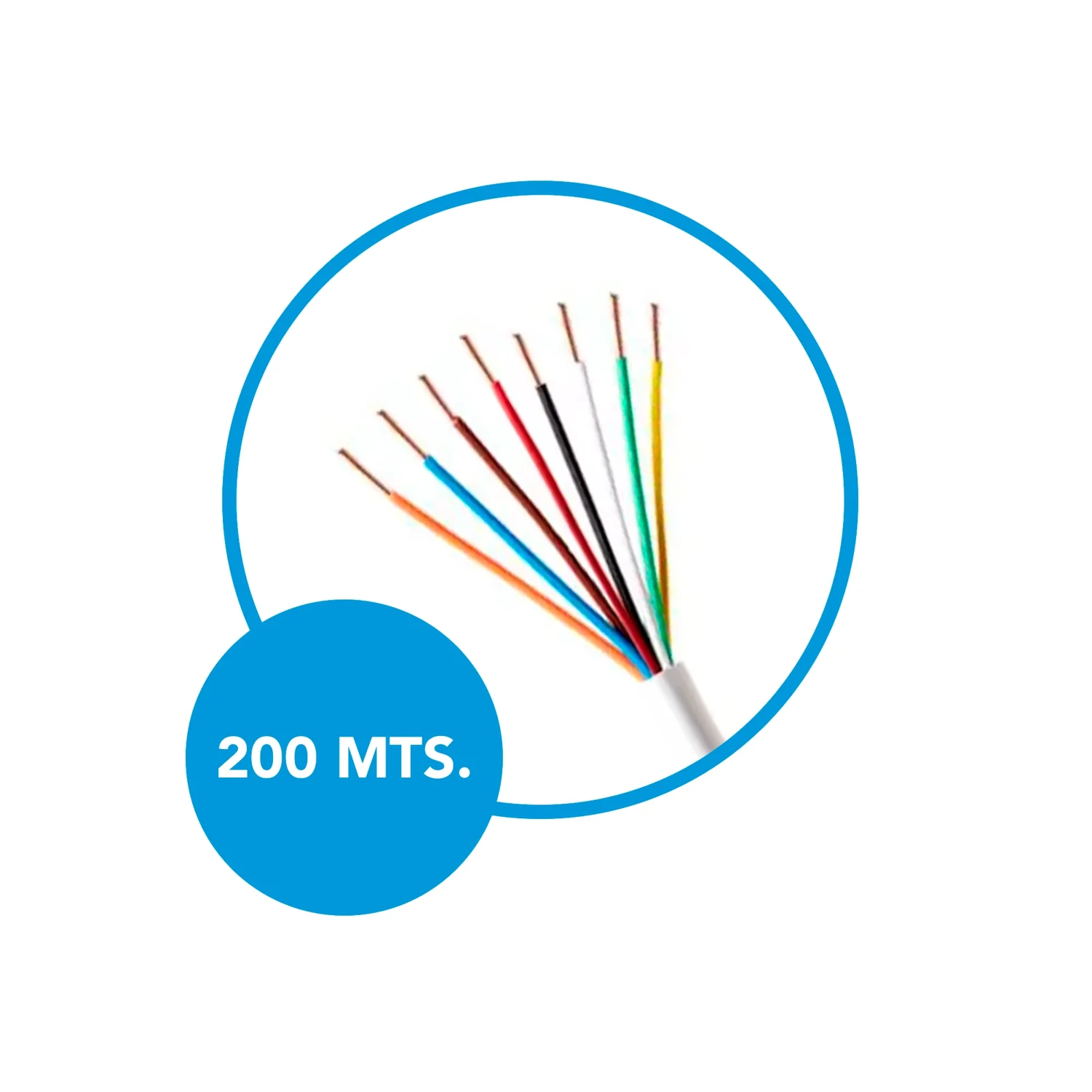 Cable para Alarmas 8 Hilos Cca — foto 2