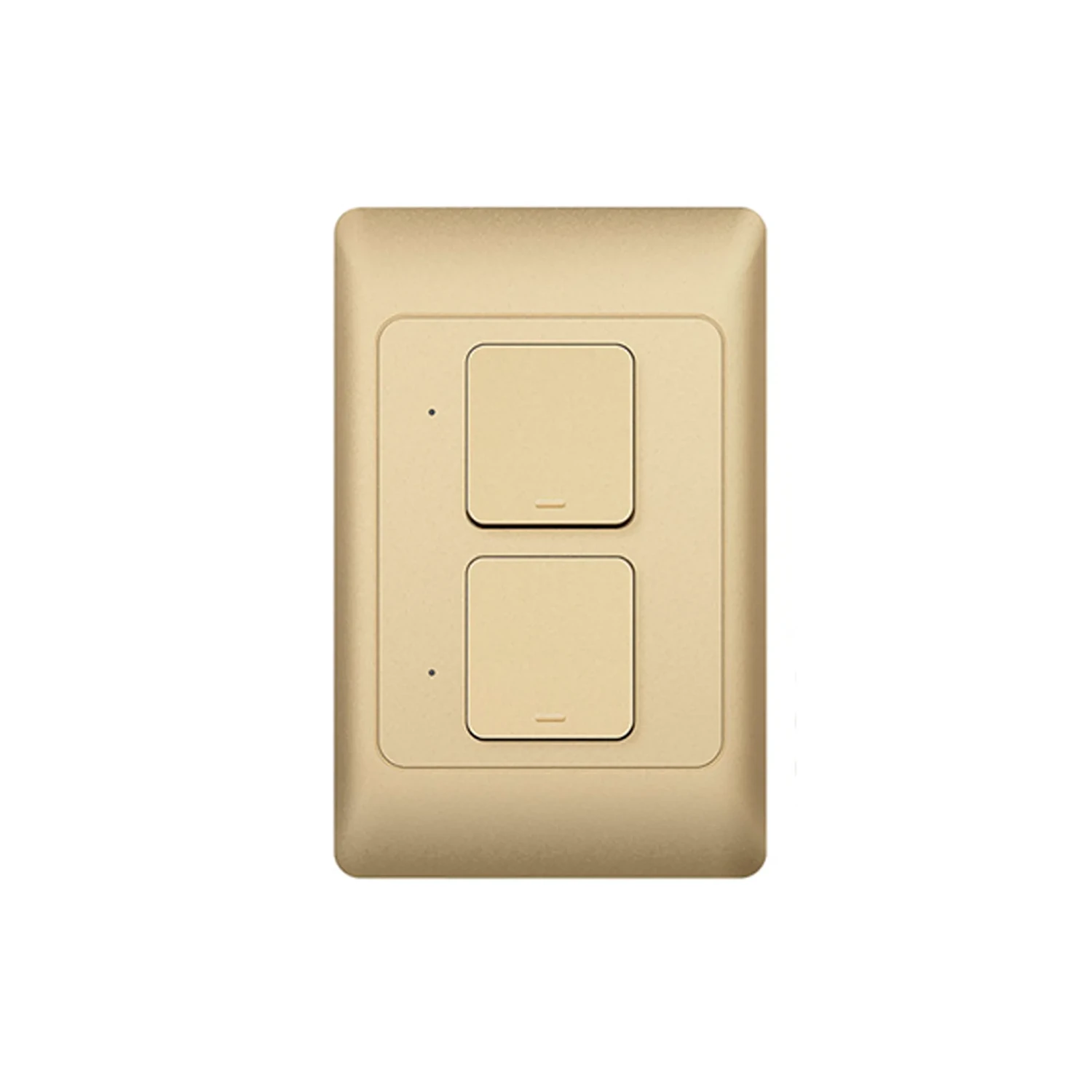 Interruptor Smart Dorado WIFI 2 Tomas — foto 2