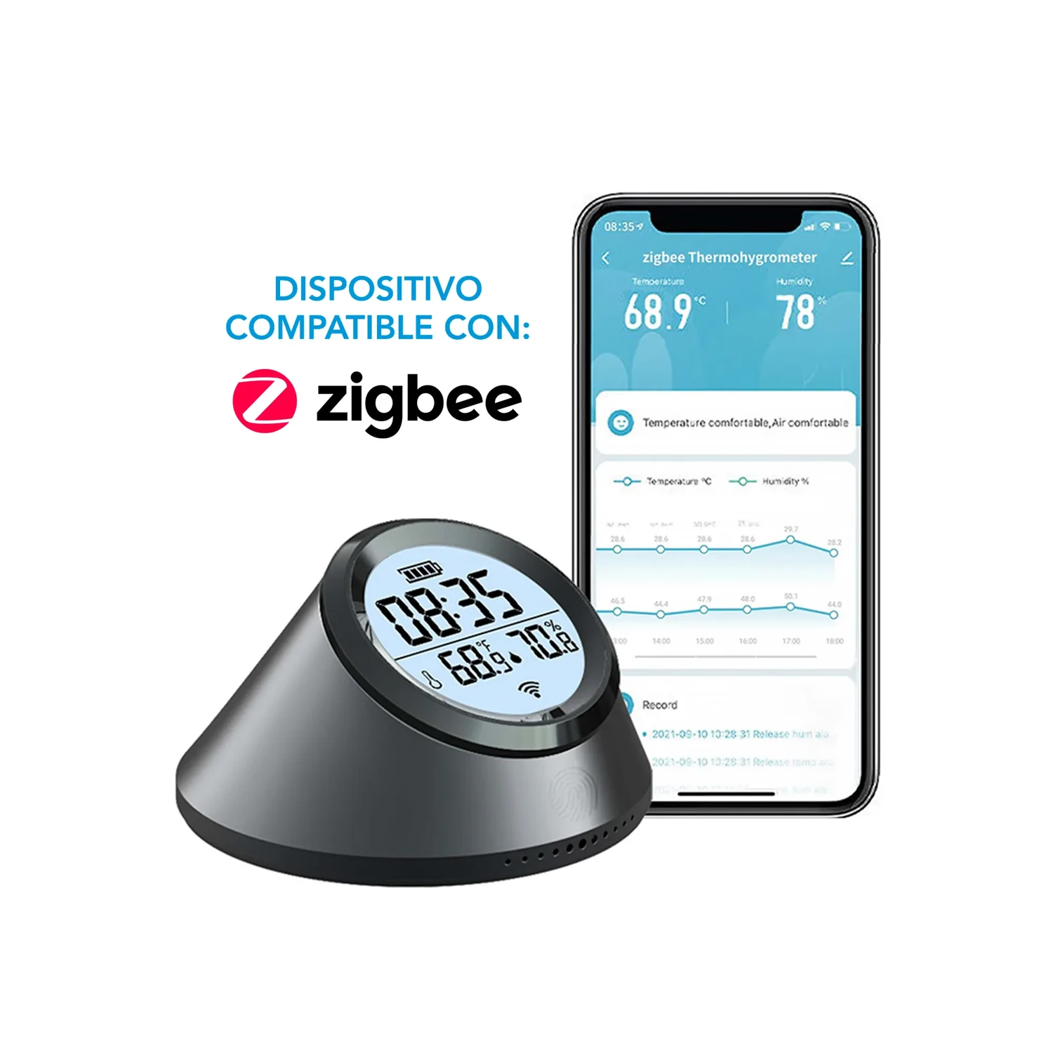 Sensor de Temperatura y Humedad Zigbee — foto 3