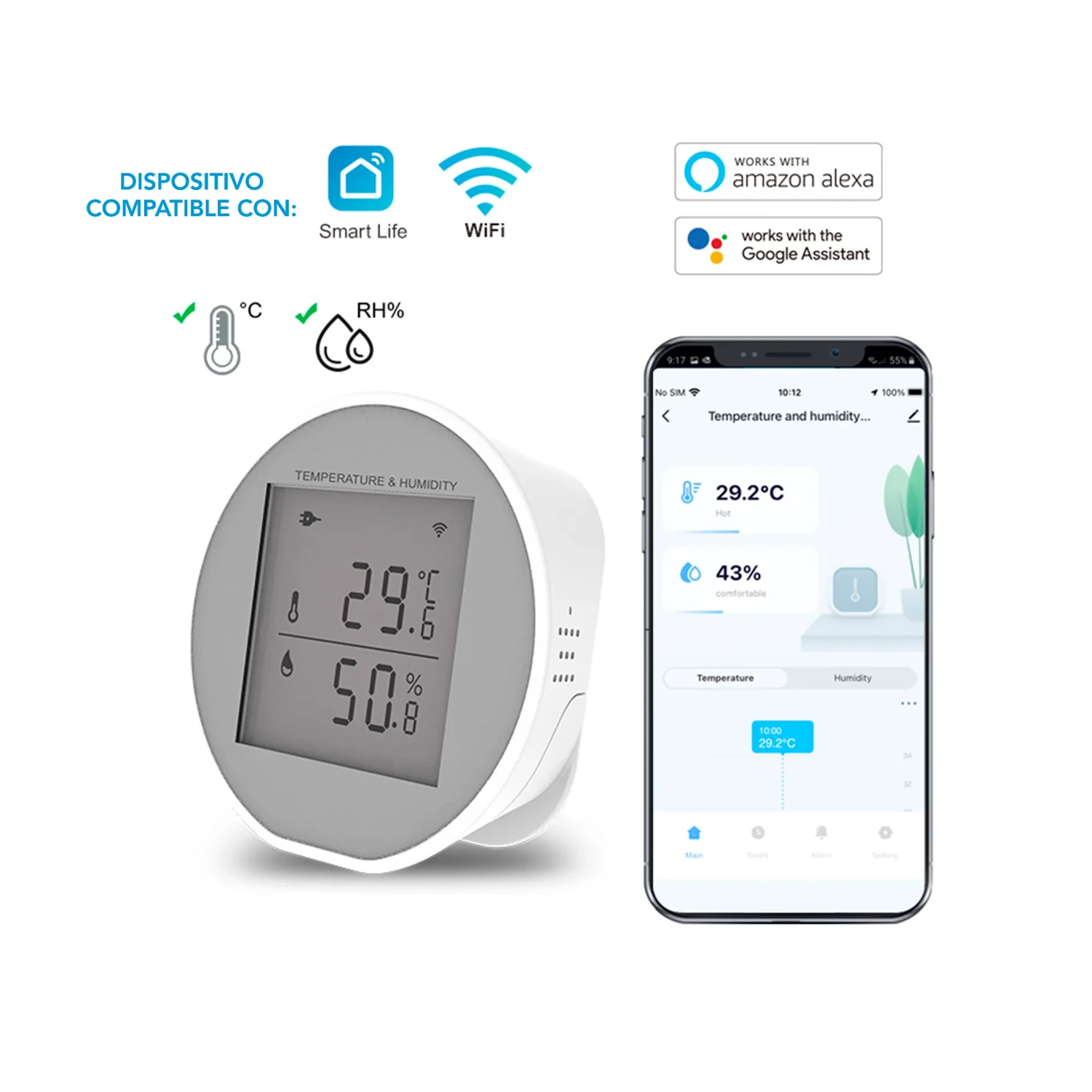 Sensor de Temperatura y Humedad Smart — foto 10