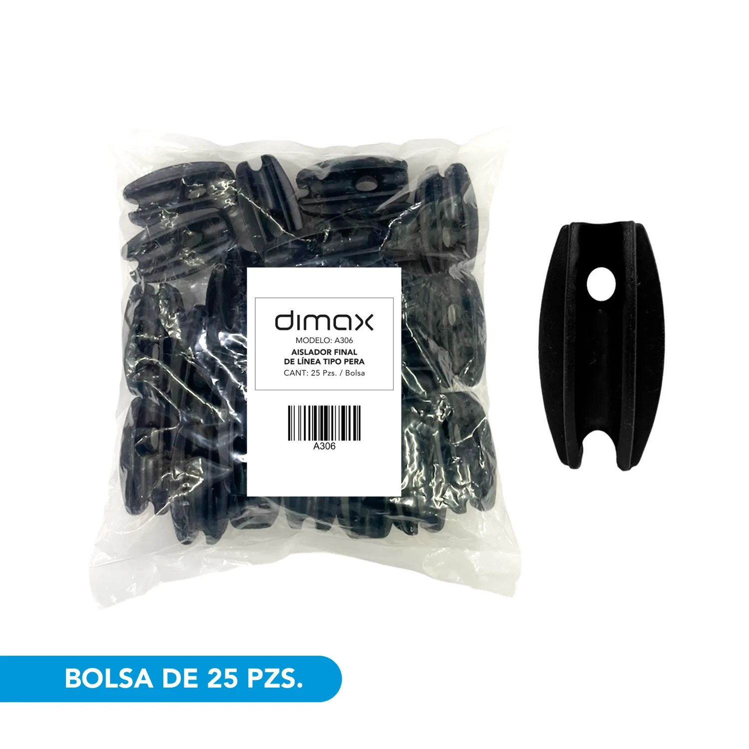 Aislador Final de Línea Tipo Pera — foto 1