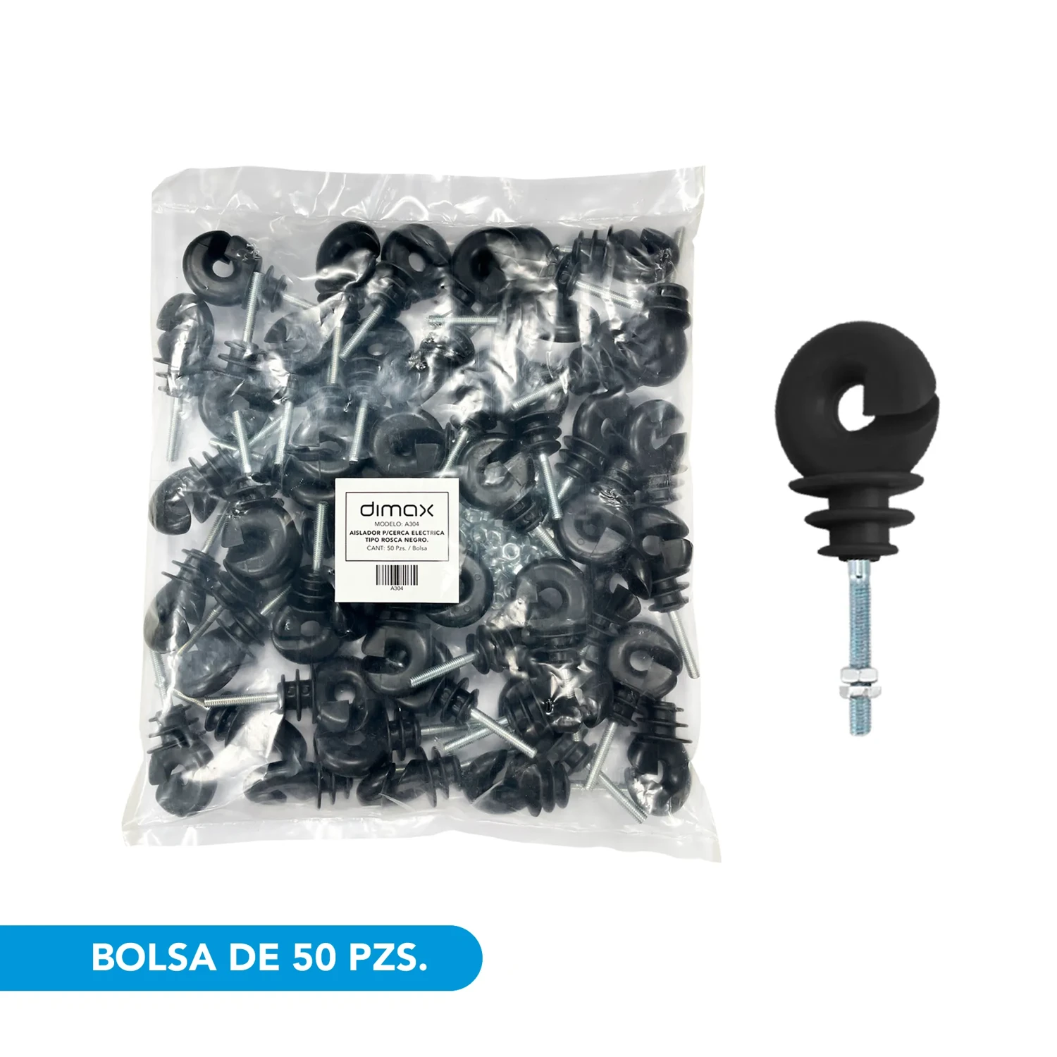 Aislador P/cercas Eléctricas Tipo Rosca — foto 1