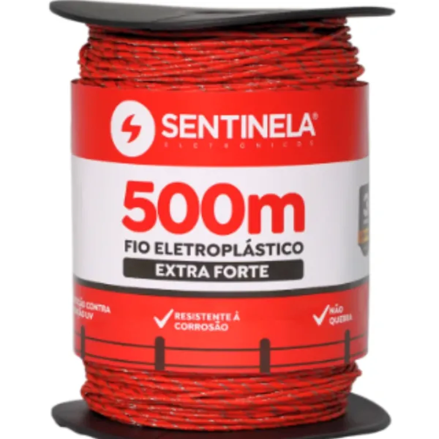 Cuerda Electroplastica Inoxidable 500m, — foto 1