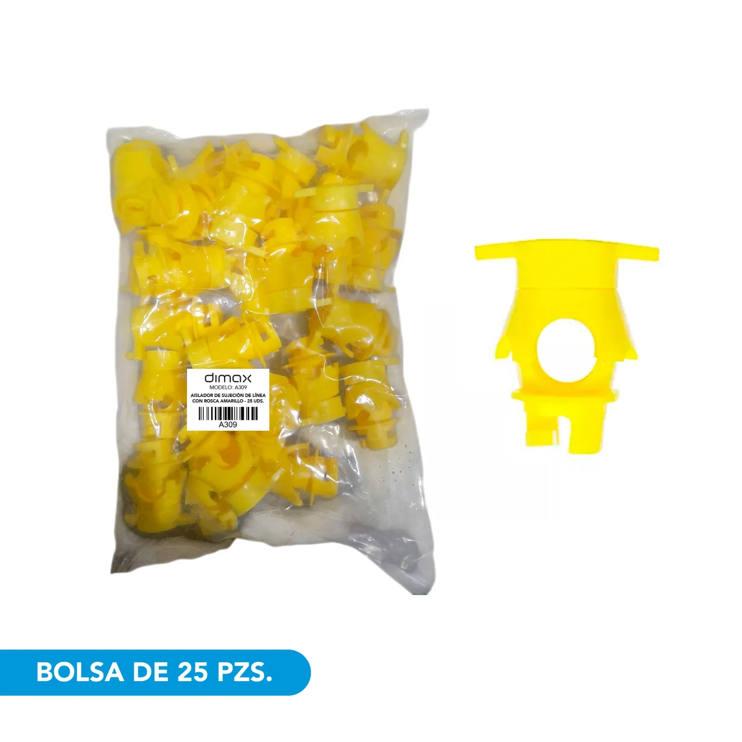 Aislador de Sujeción de Línea con Rosca — foto 1