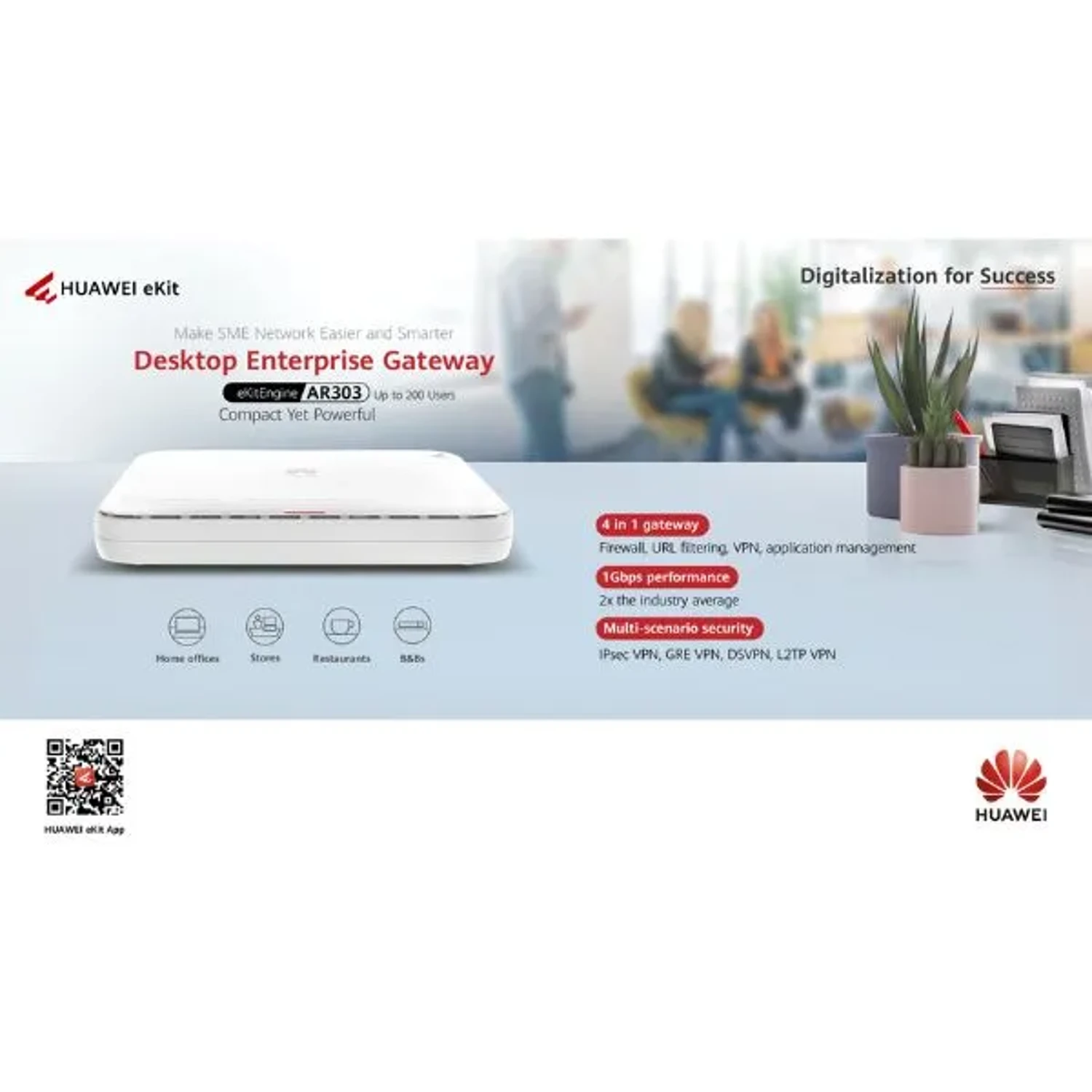 Router Empresarial Ar303 1 Puertos Comb — foto 2