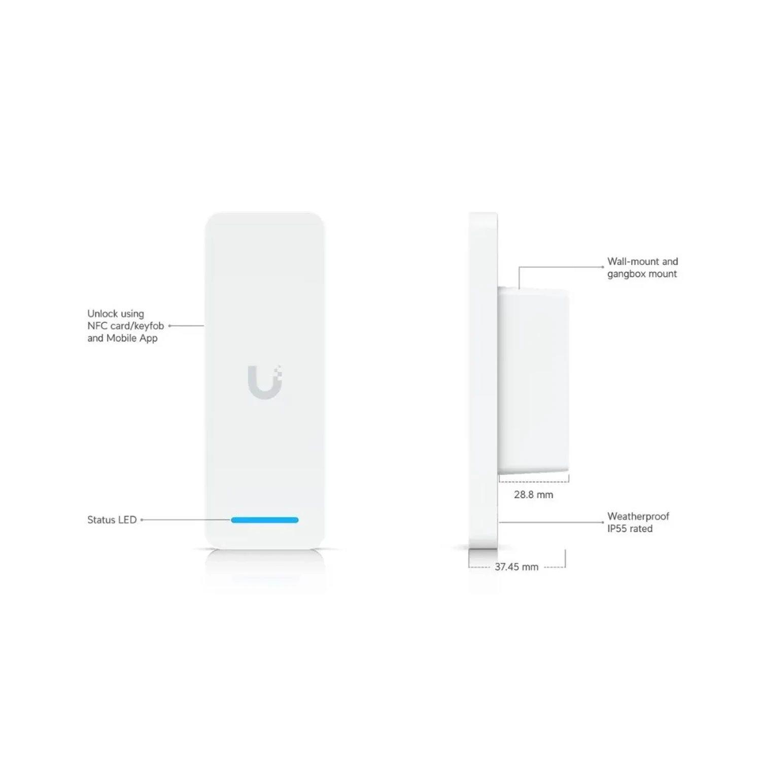 Unifi Access Reader Ultra Lector de NFC — foto 1