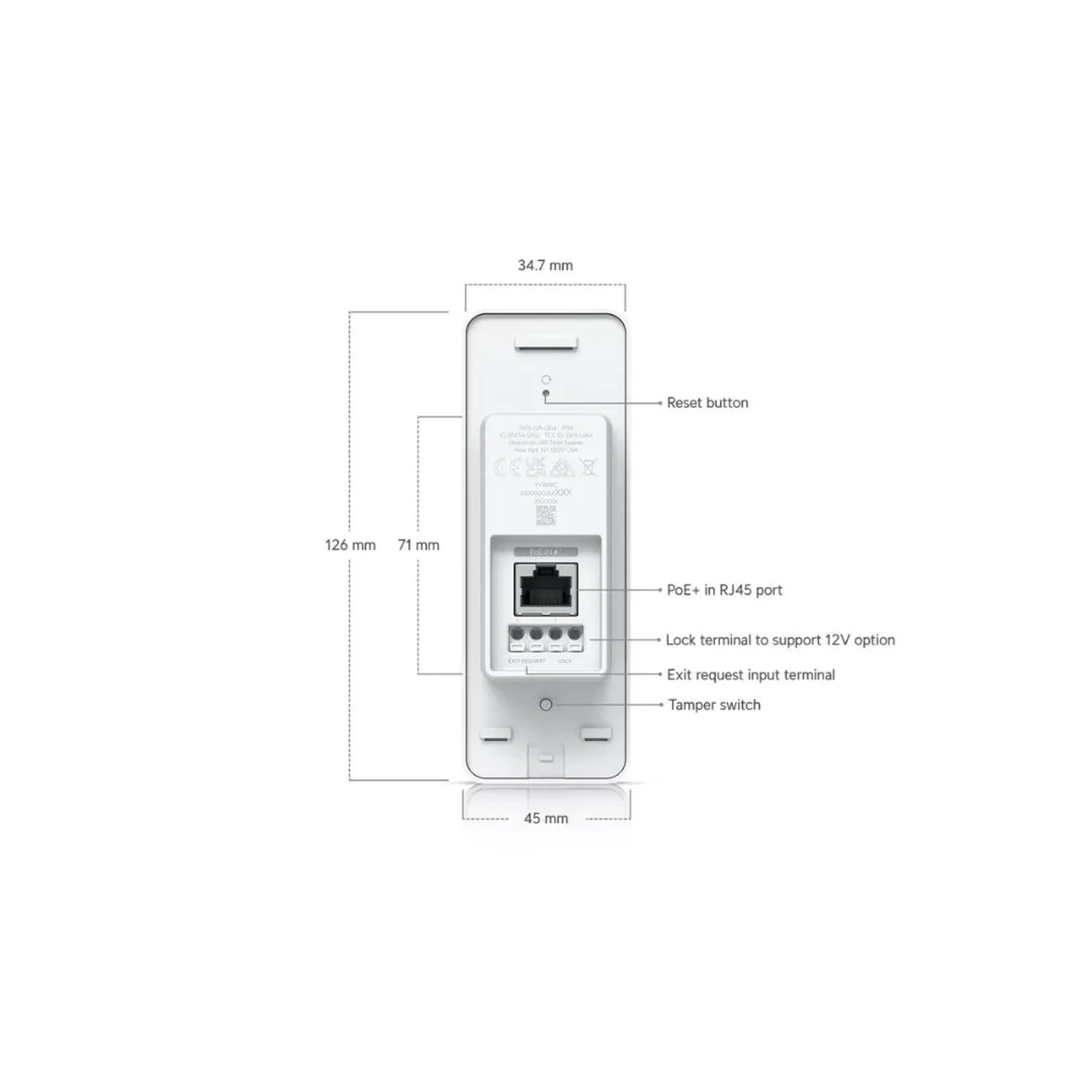 Unifi Access Reader Ultra Lector de NFC — foto 2