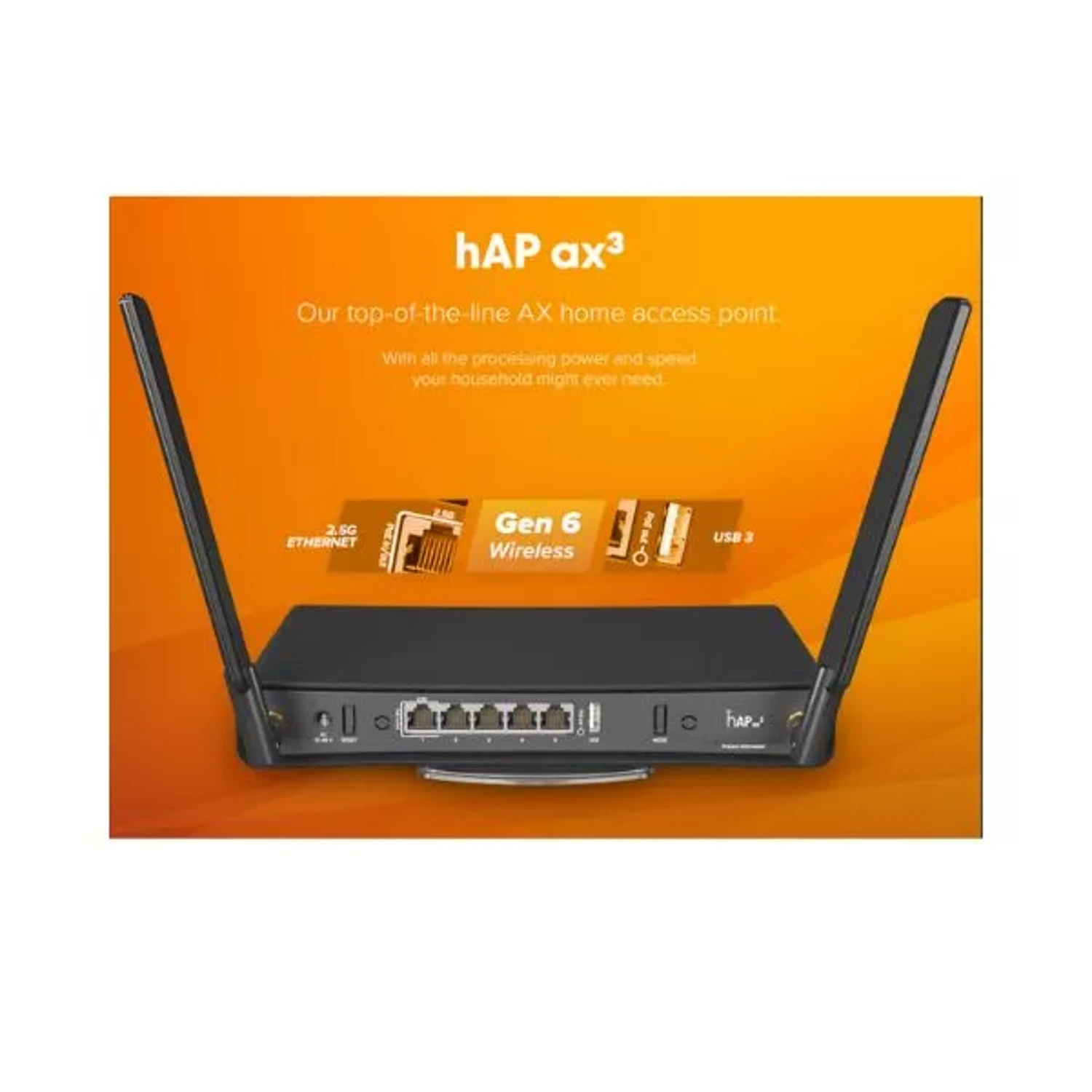Hap Ax³ WIFI 6 Ax1800 Wave 2 Cpu 4 Cor — foto 4