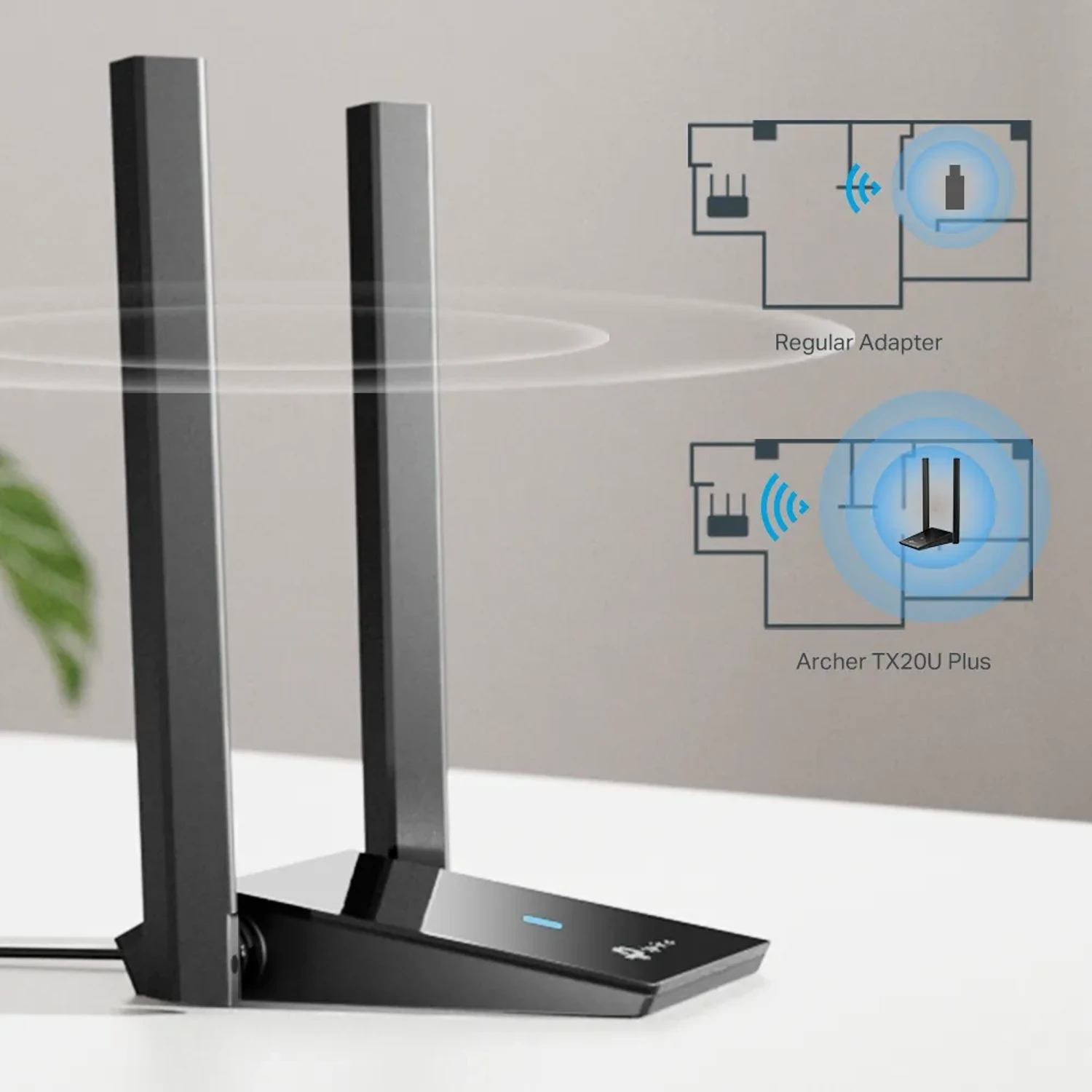 Adaptador USB Inalambrico WIFI 6 Ax1800 — foto 5