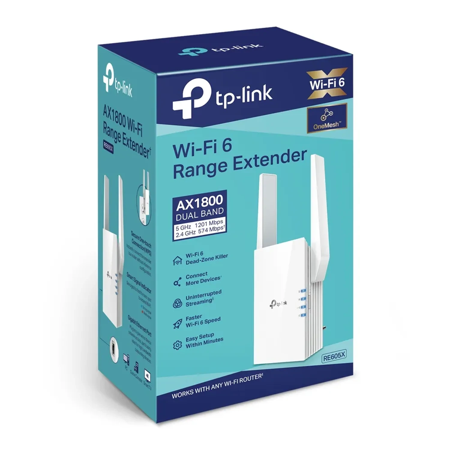 Extensor One Mesh Re605x WIFI 6 2 Antena — foto 1