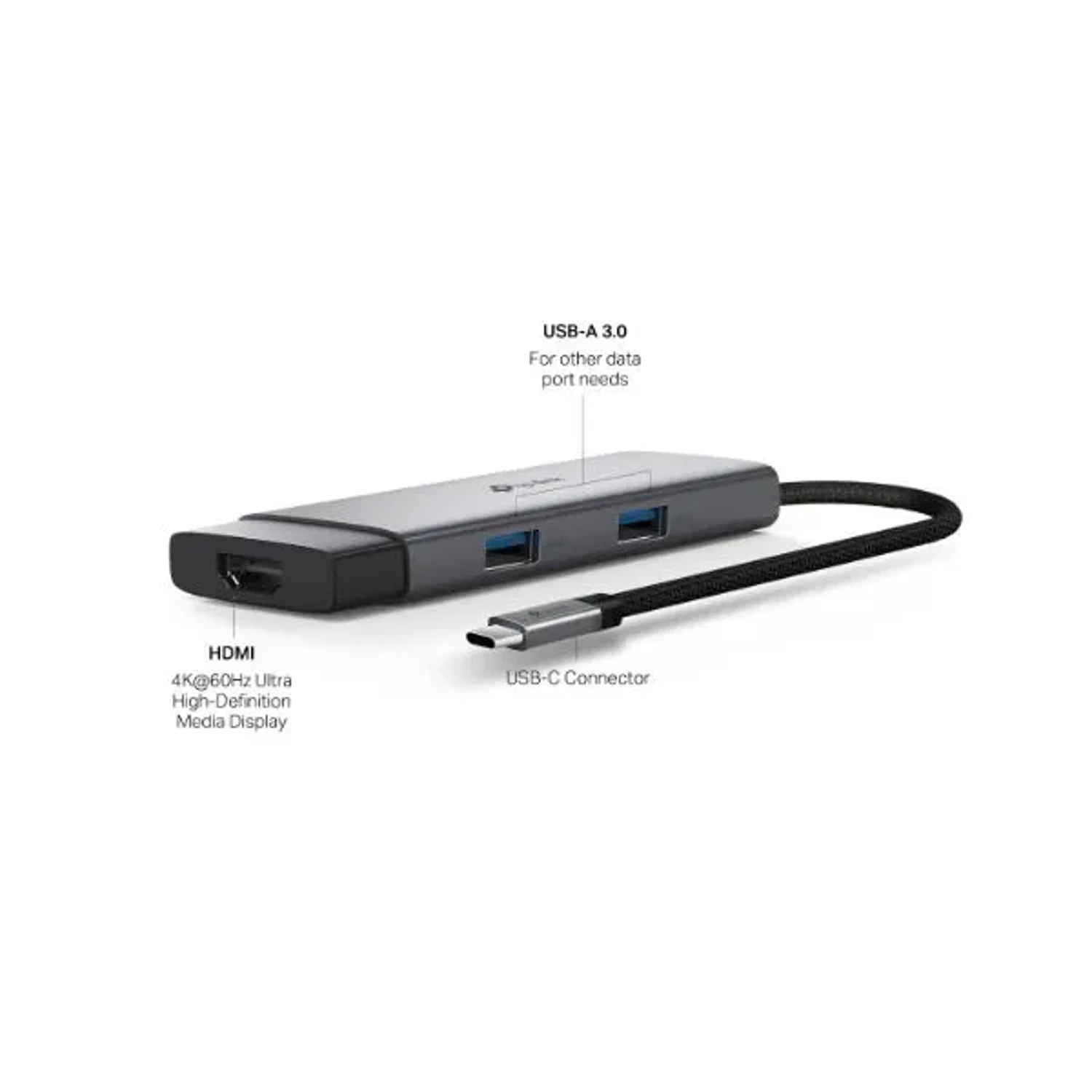Hub Usb-c 5 en 1 Puerto HDMI 4k@60hz — foto 3