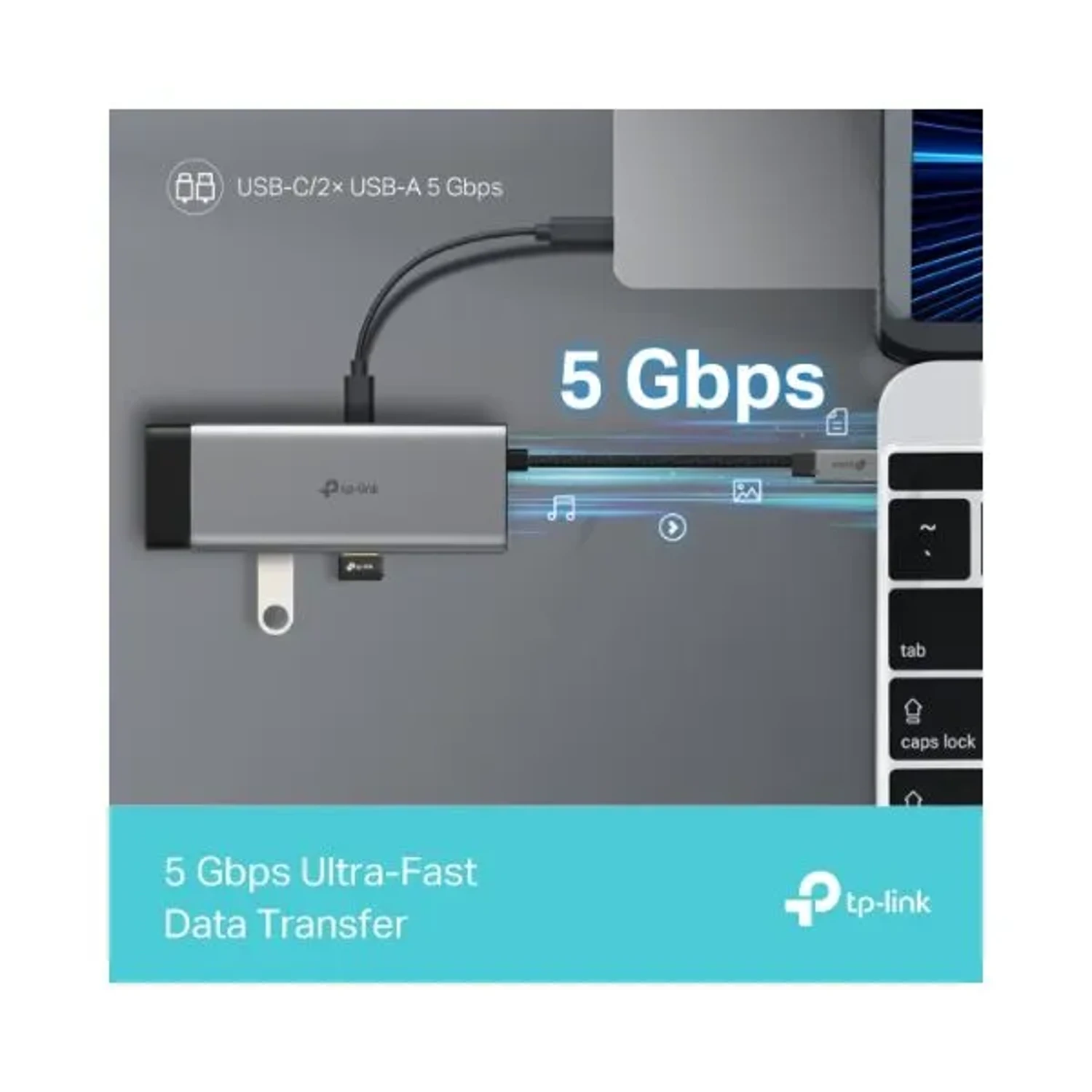 Hub Usb-c 5 en 1 Puerto HDMI 4k@60hz — foto 7