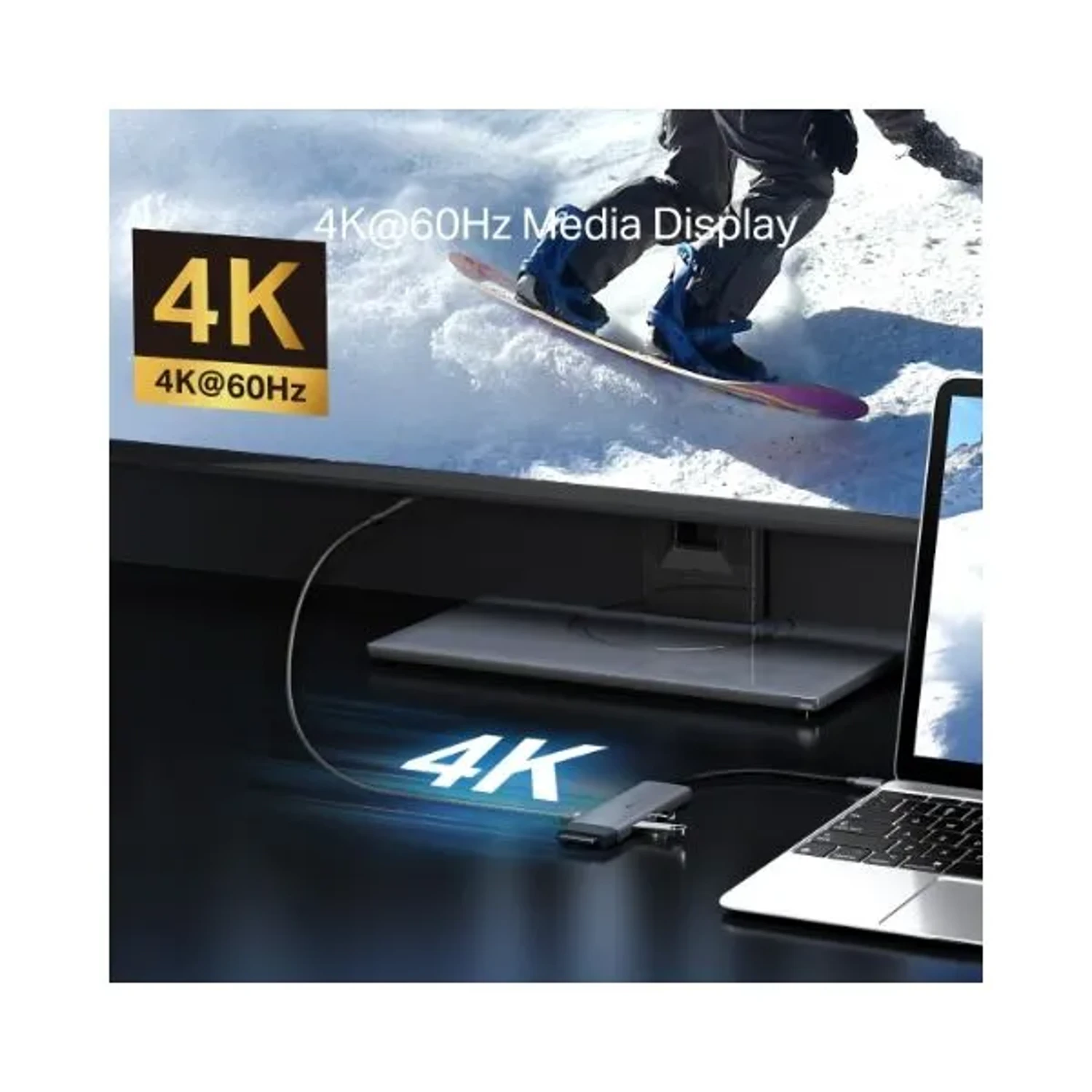 Hub Usb-c 7 en 1 Puerto HDMI 4k@60hz — foto 6