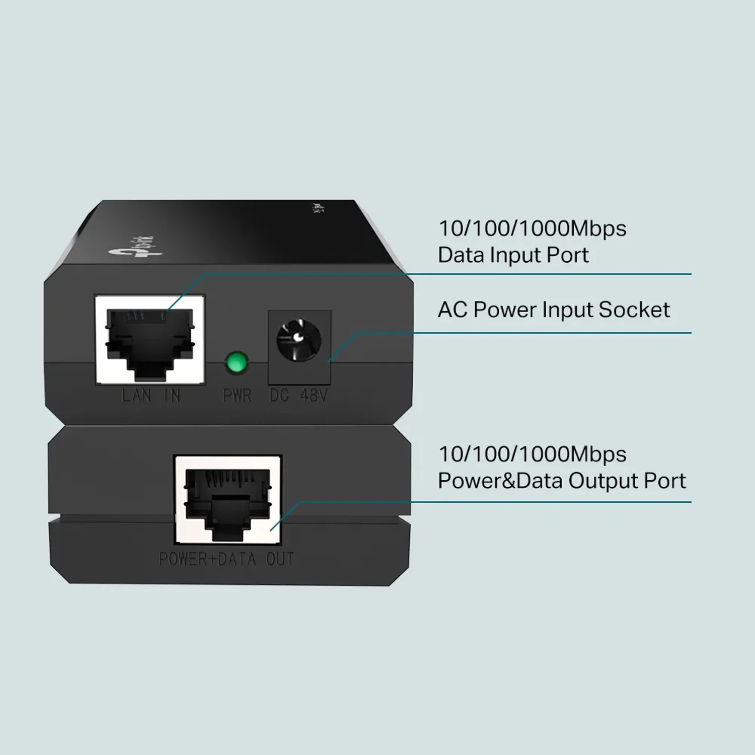 Injector POE Poe105s Norma 802.3af 48 — foto 5