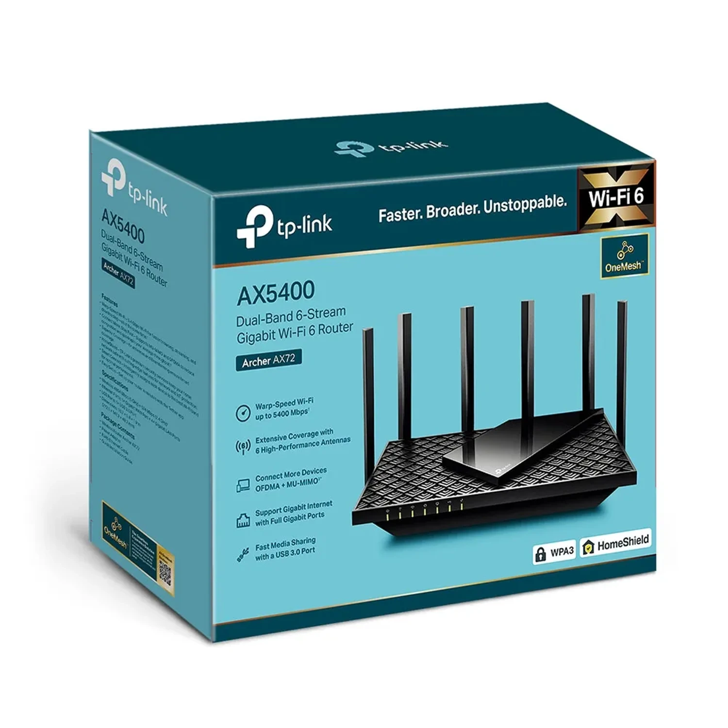Router Inalambrico WIFI 6 Archer Ax72 — foto 1