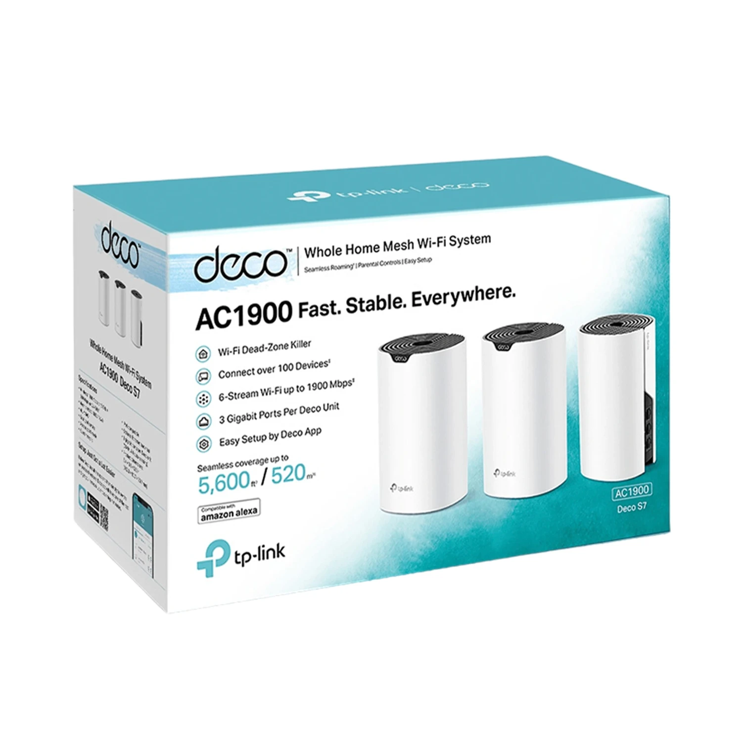 Sistemas Wi-fi 5 Mesh/deco S7(3-pack) — foto 1