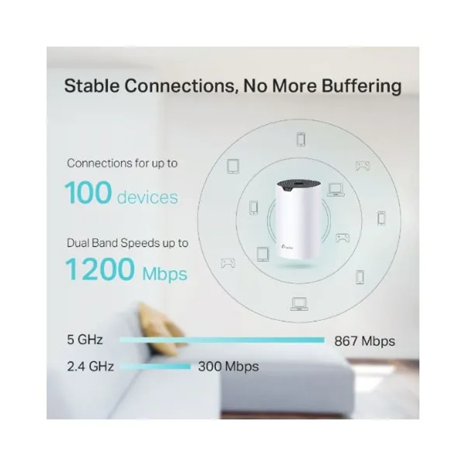 Sistemas Wi-fi 5 Mesh/deco S4(3-pack) — foto 5