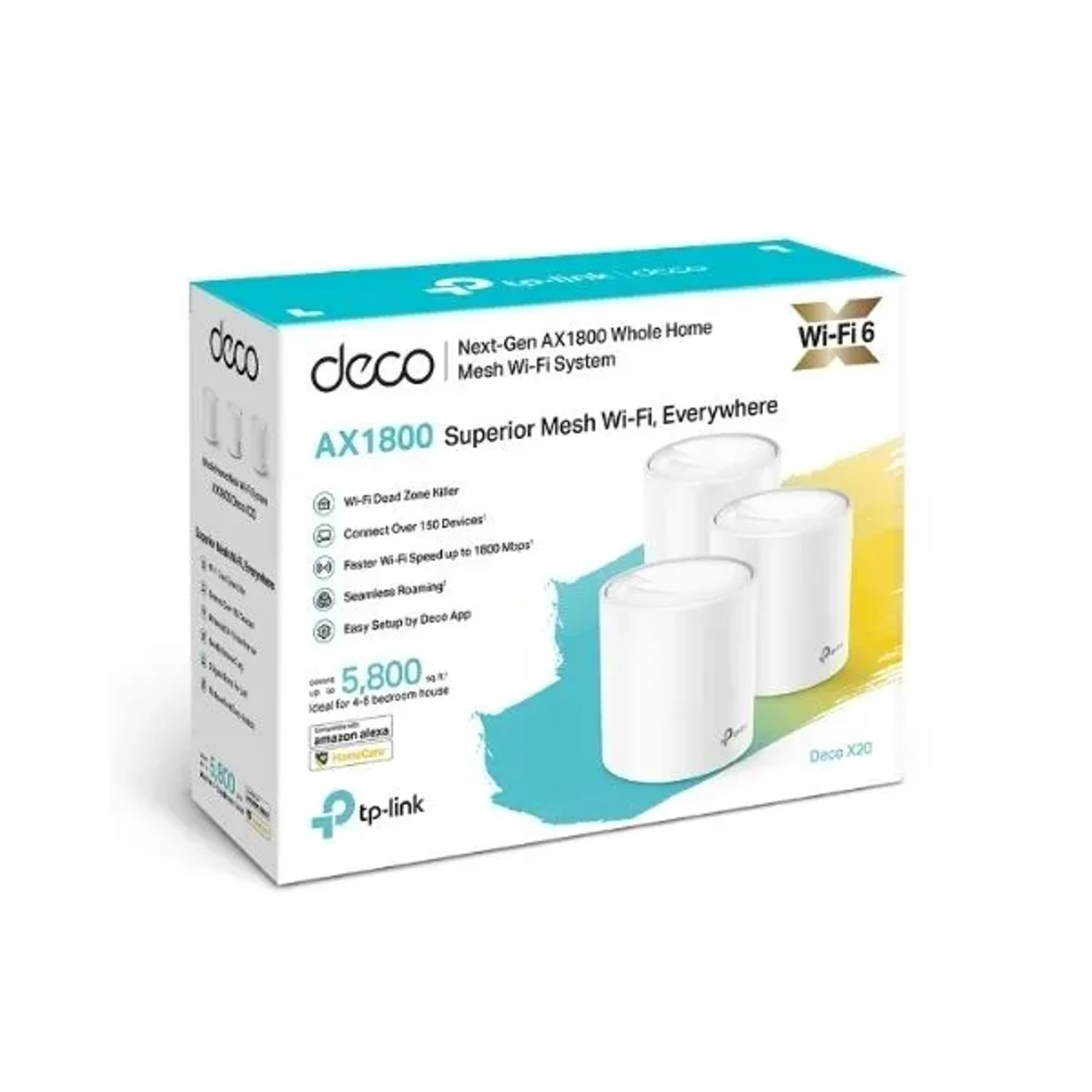 Sistemas Wi-fi 6 Mesh/deco X20 (3-pack) — foto 1