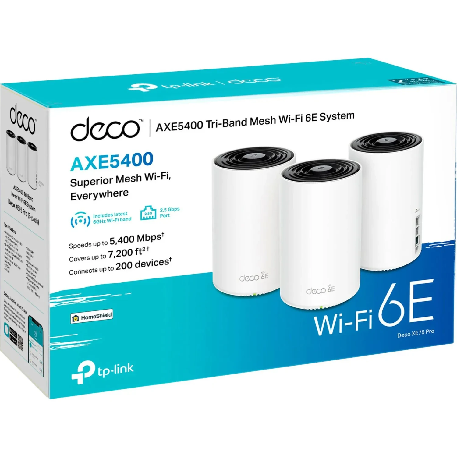 Sistemas Wi-fi 6E Mesh/deco Xe75 Pro(3-p — foto 1