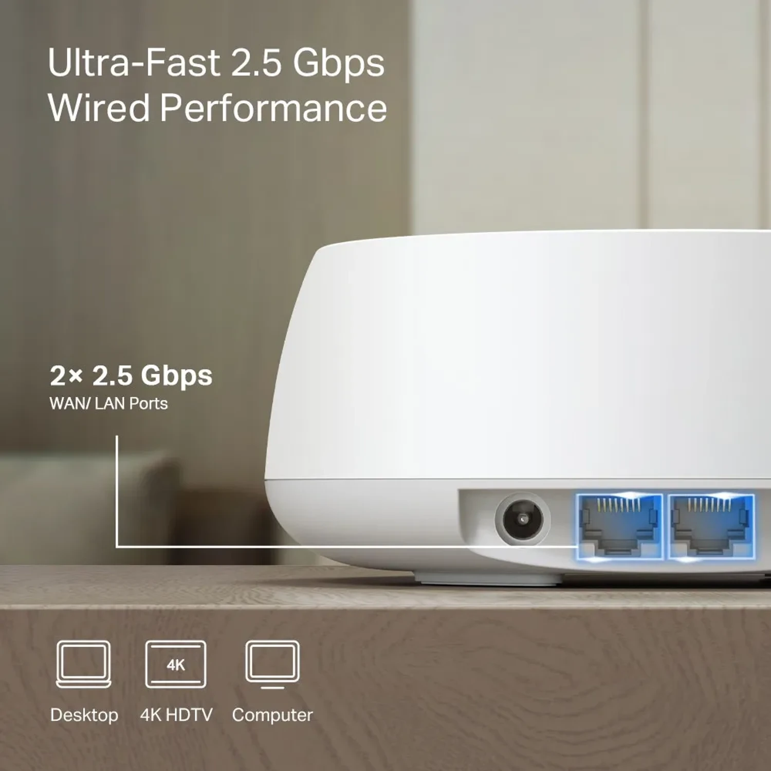 Sistemas Wi-fi 7 Mesh/deco Be25 (2-pack) — foto 4