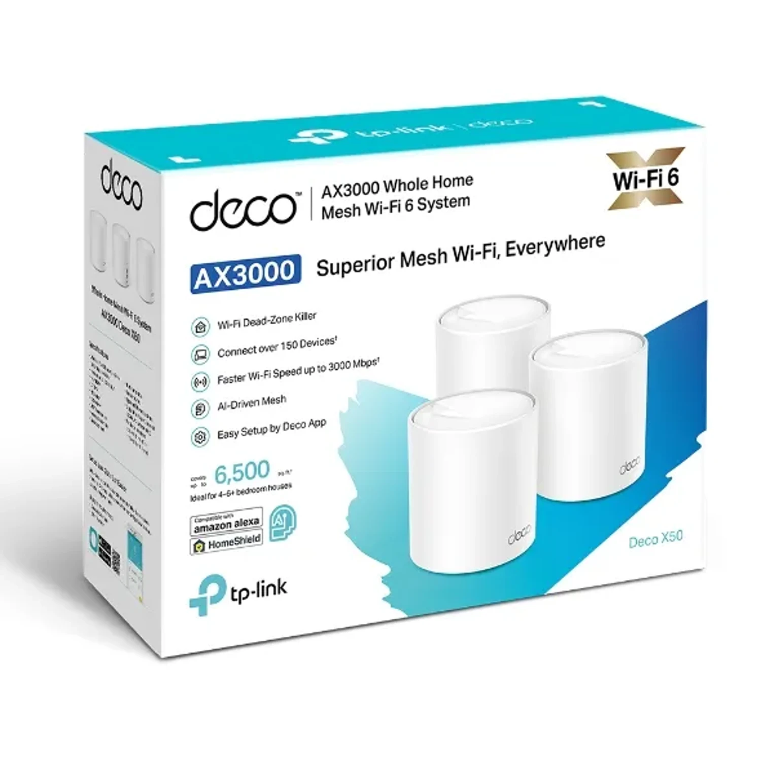 Sistemas Wi-fi 6 Mesh/deco X50(3-pack) — foto 3