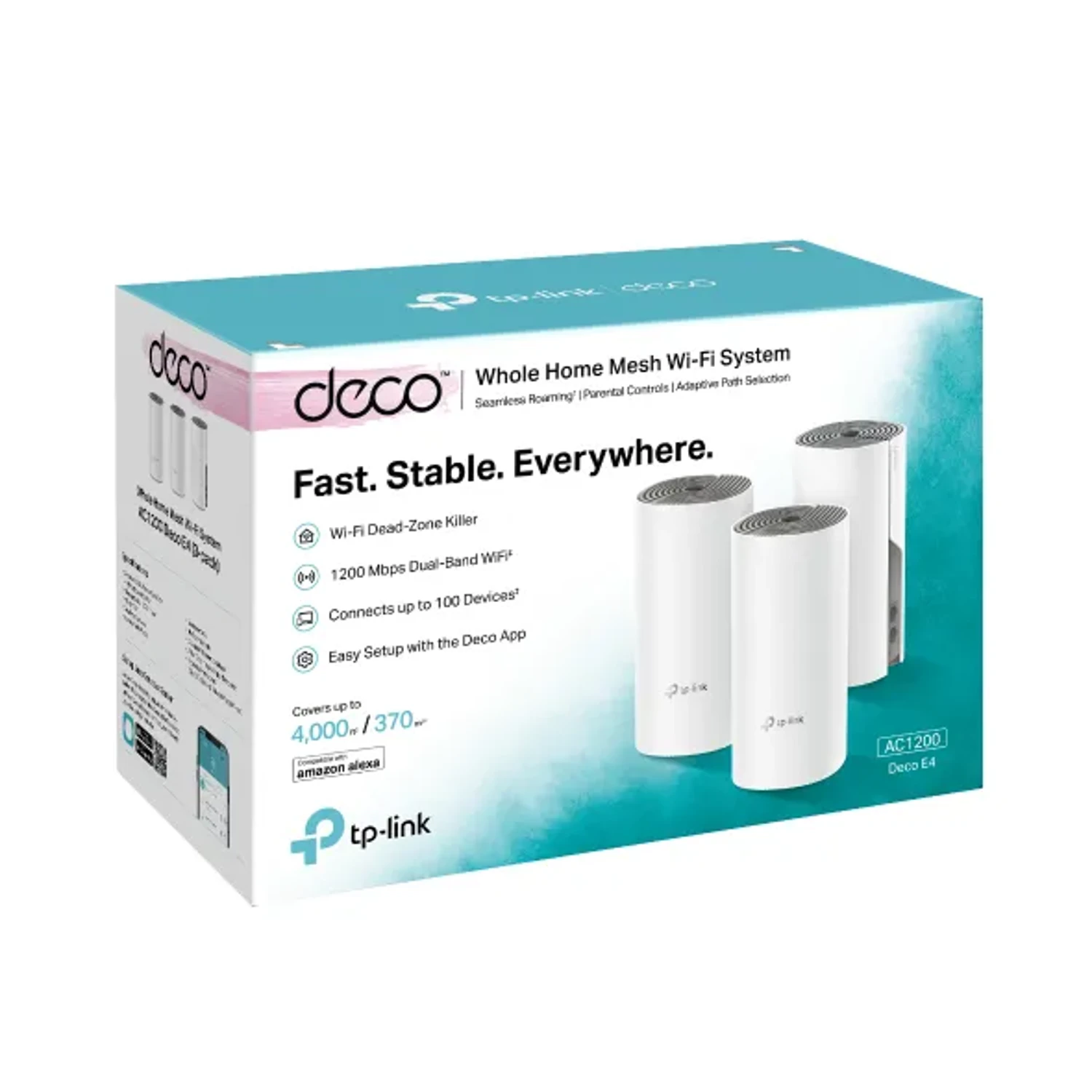 Sistemas Wi-fi Mesh Deco E4(3-pack) — foto 1