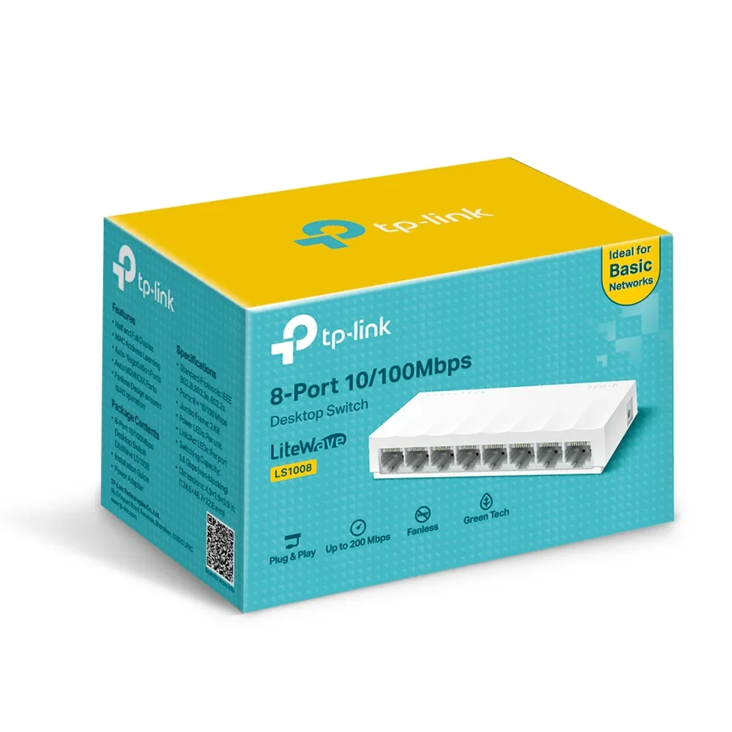 Switch Lite Wave 8 Puertos Ethernet Tecn — foto 1
