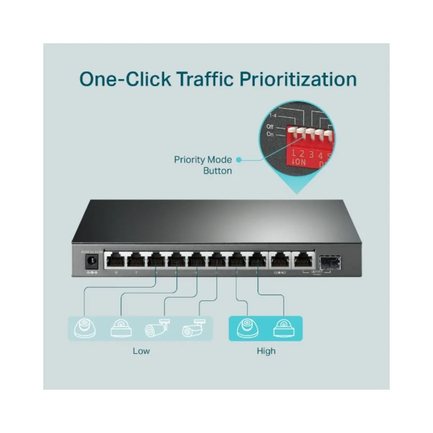 Switch Omada 10 Puertos Gigabit 8 Puer — foto 8