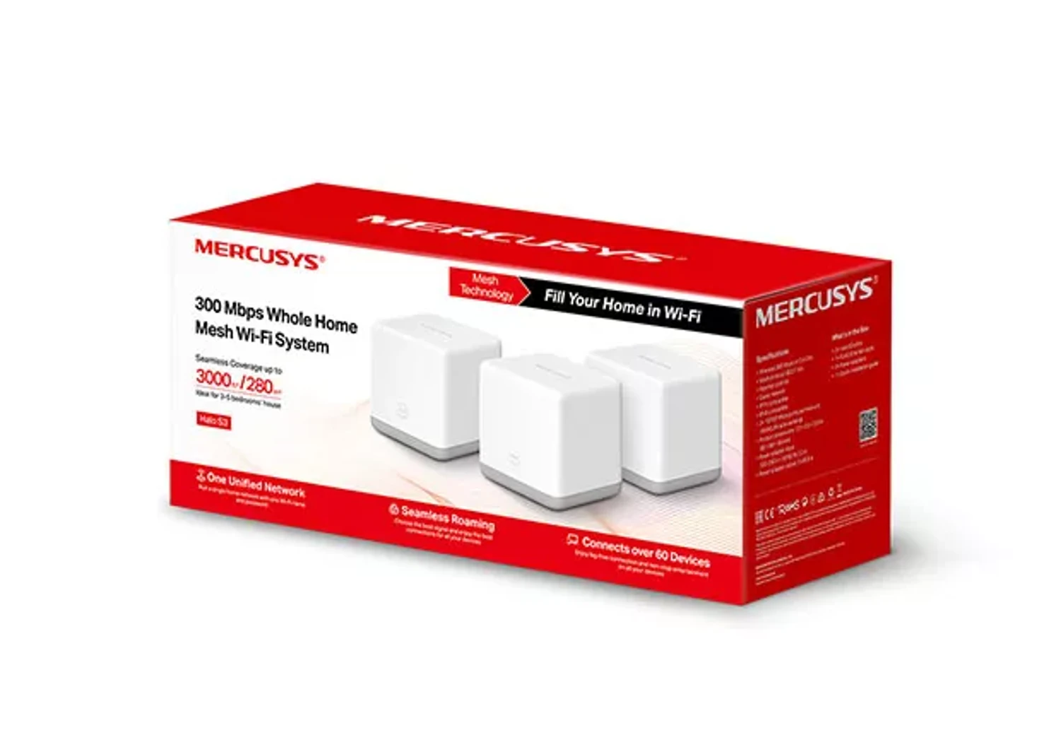 Sistemas WIFI Mesh S3 (3-pack) N300 — foto 2