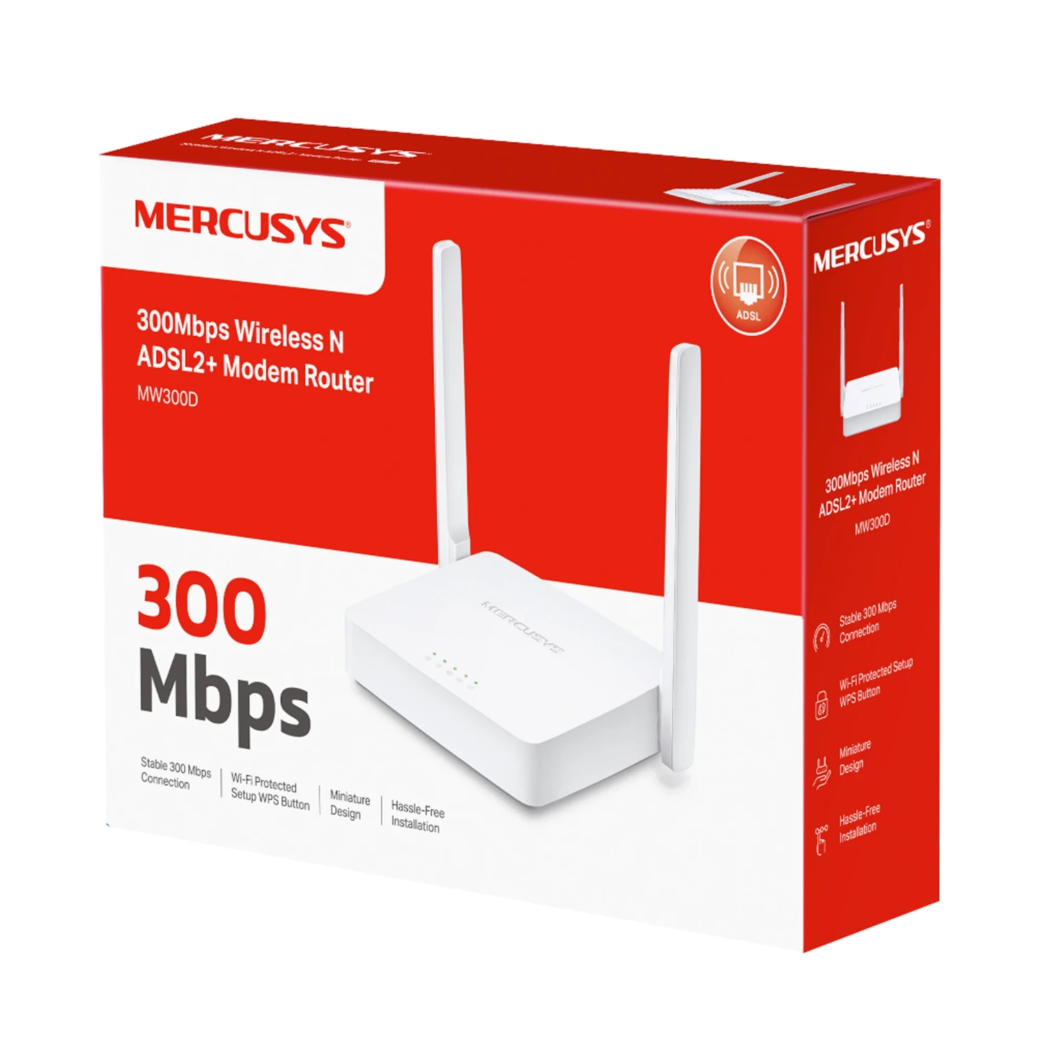 Modem Router Inalambrico Mw300d Adsl2+ — foto 3