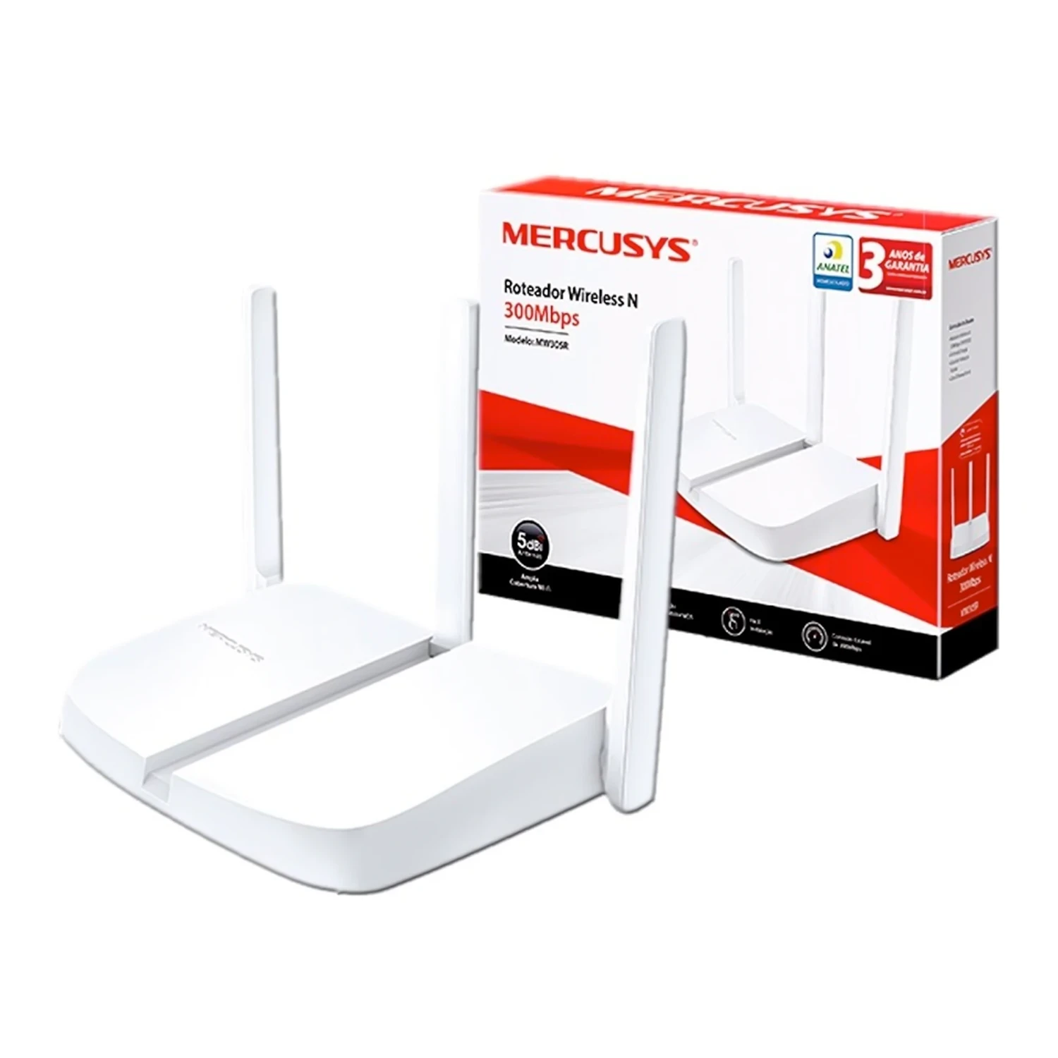 Router Inalambrico N300/3 Antenas — foto 1