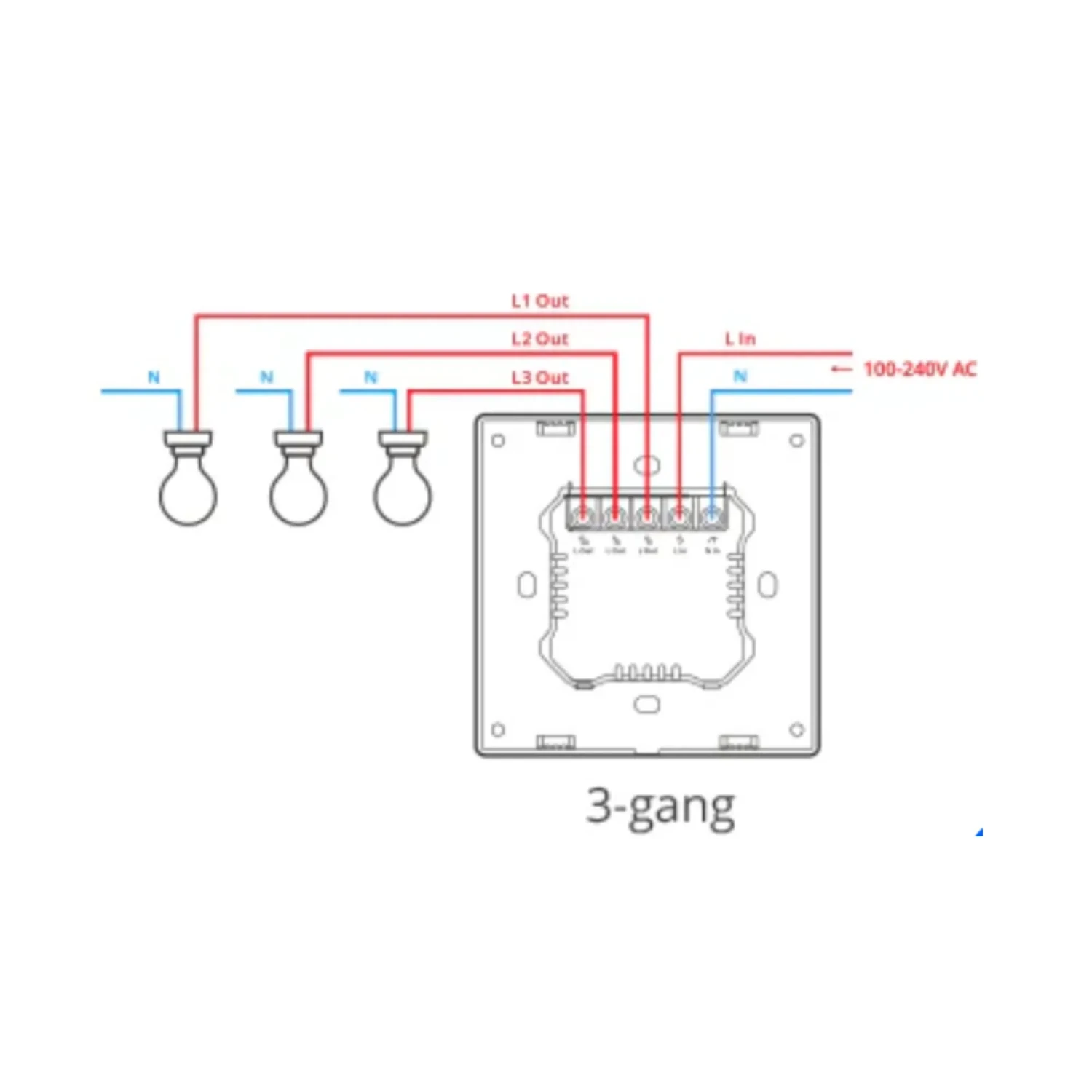 Interruptor Inteligente de 3 Gang — foto 2